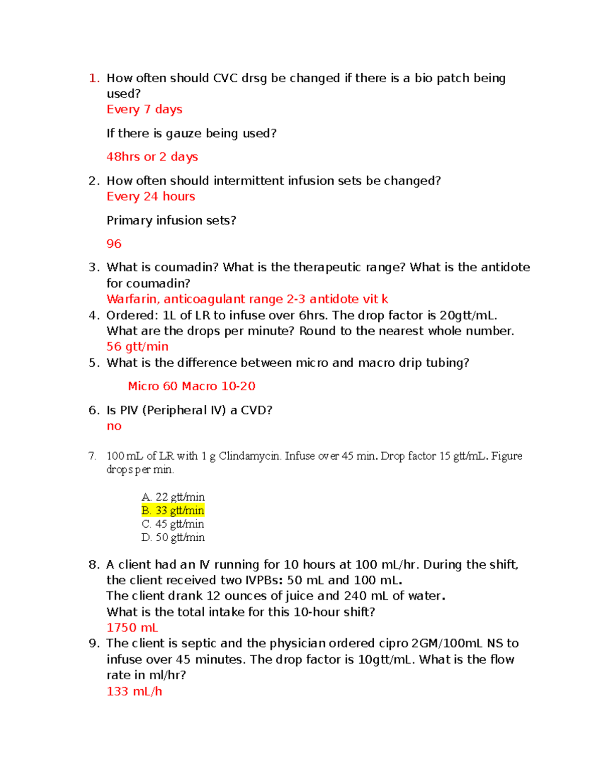 NUR 101: IV Therapy and Medication Administration Notes - Studocu