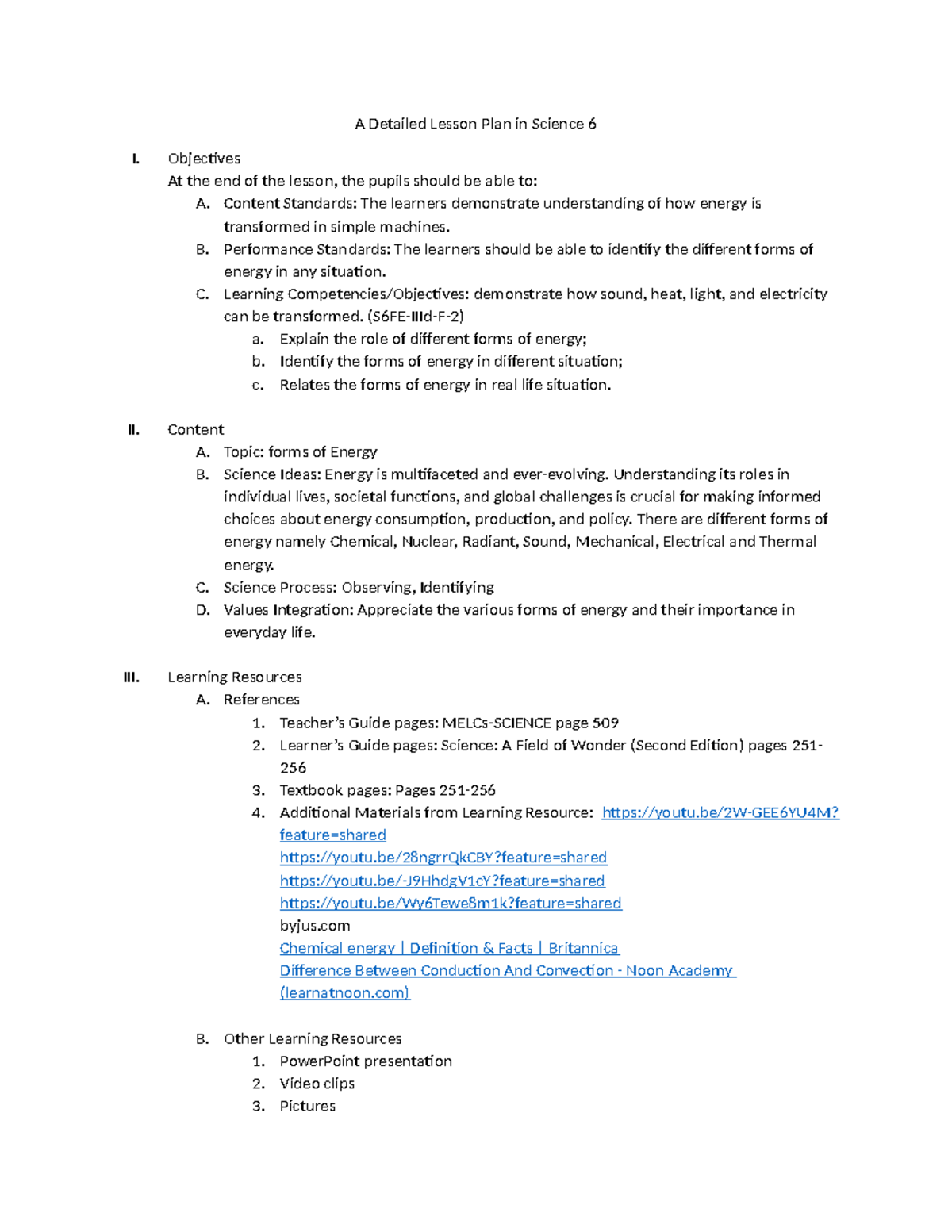 Group-3 2B-3 - its good - A Detailed Lesson Plan in Science 6 I ...