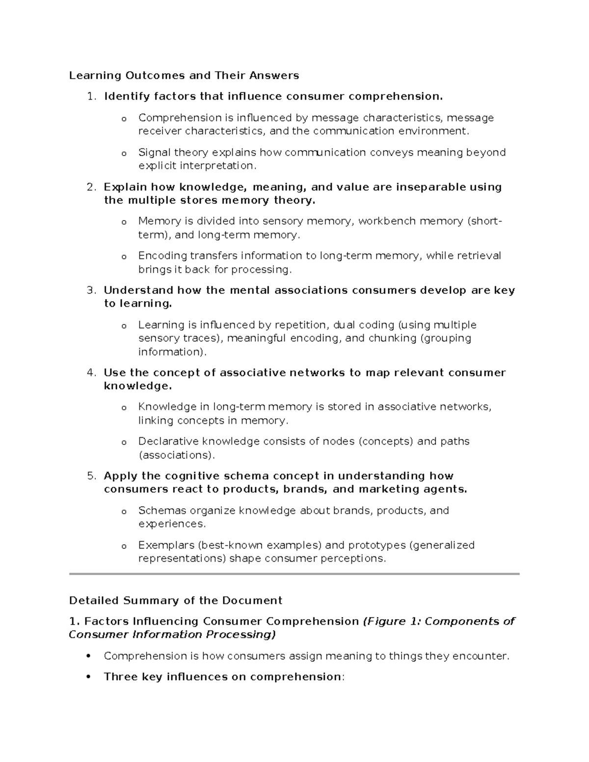 BEM 212 Consumer Behaviour Chapter 1 Study Notes and Key Concepts - Studocu
