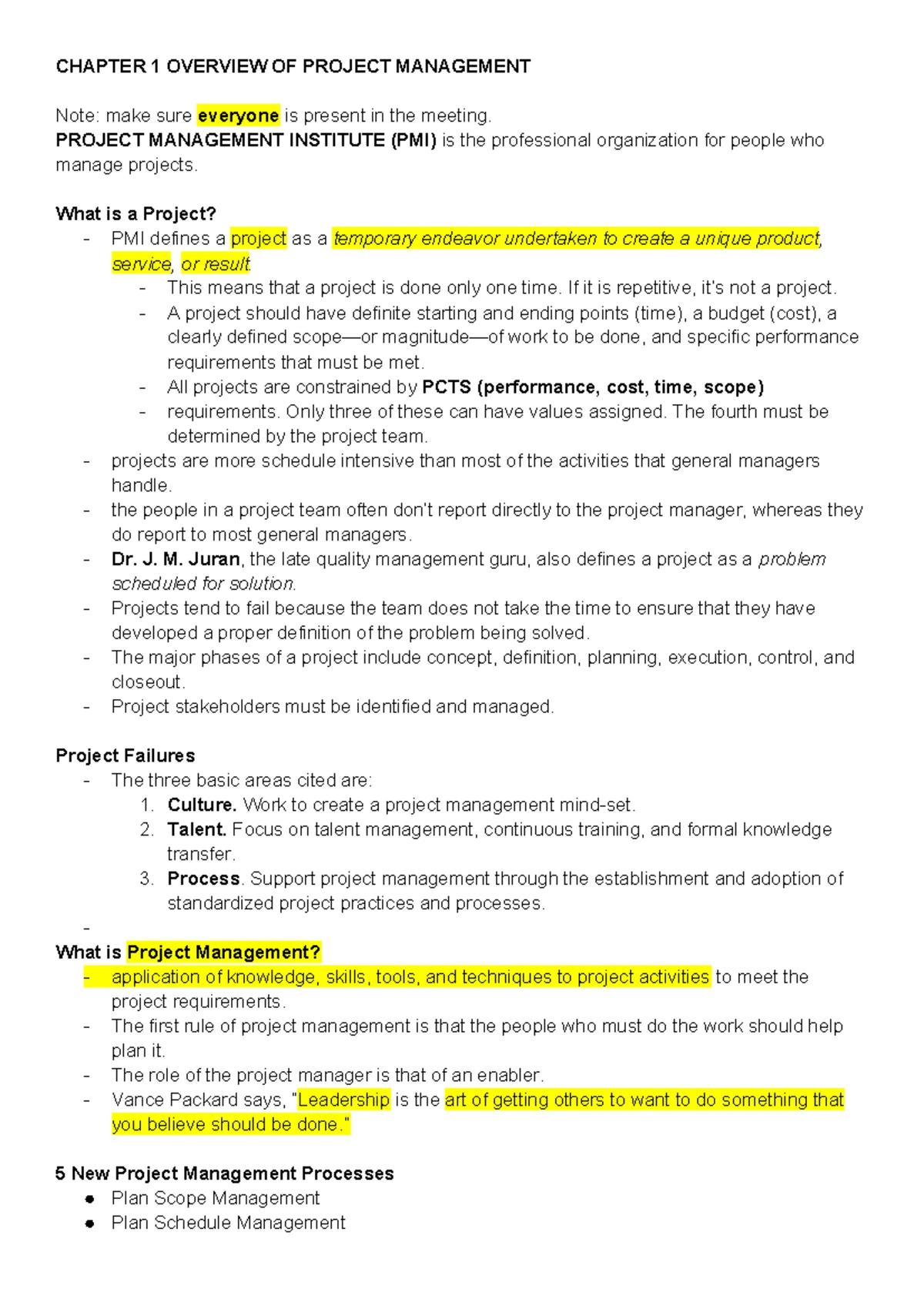 CMPM - Reviewer: Contracts and Construction Management Overview - Studocu