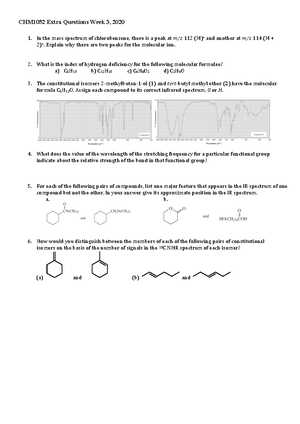 CHM1051 Revision Q - week1 - week 12 practice qs - CHM1051 Revision ...