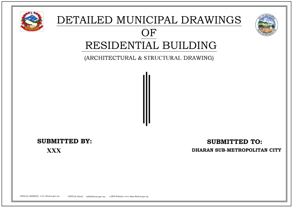 Architectural Drawings for Residential Building (Sample 1) - Studocu