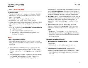 CBC 101 - Comprehensive Guide to Complete Blood Count Basics - Studocu