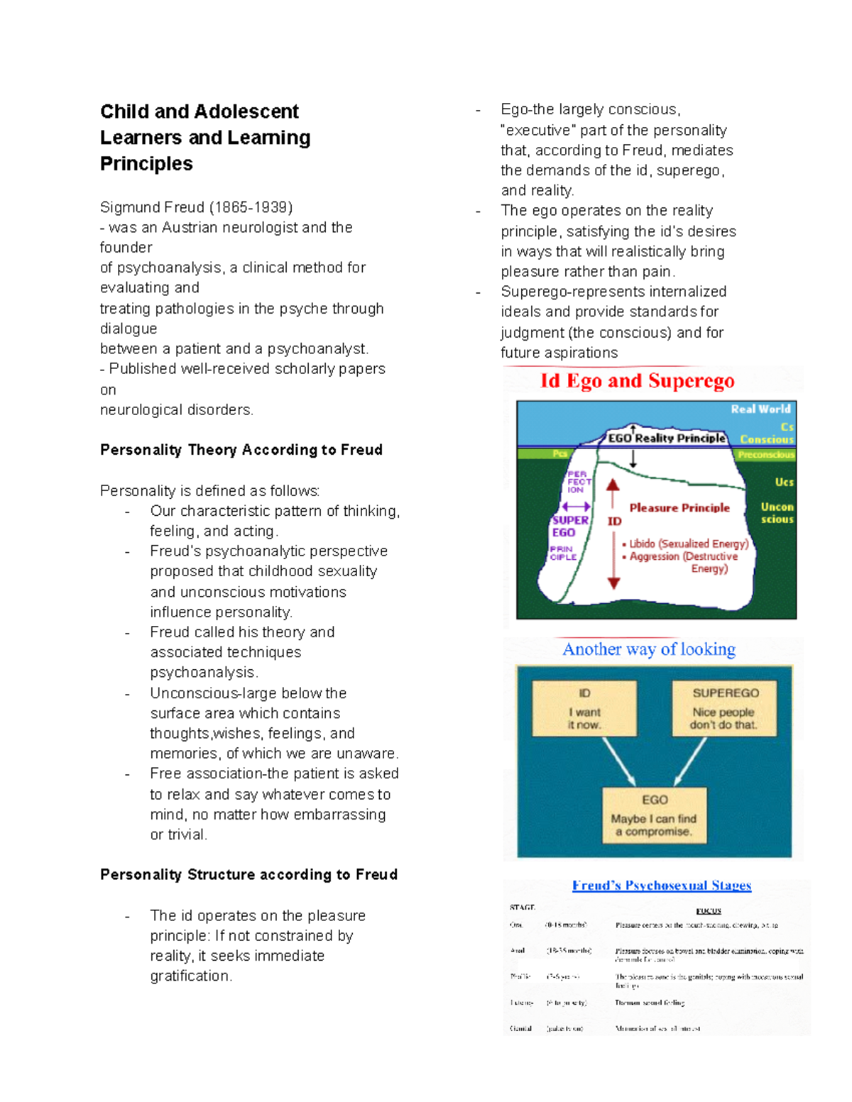 Child AND Adolescent Learners AND Learning Principles - Child and ...