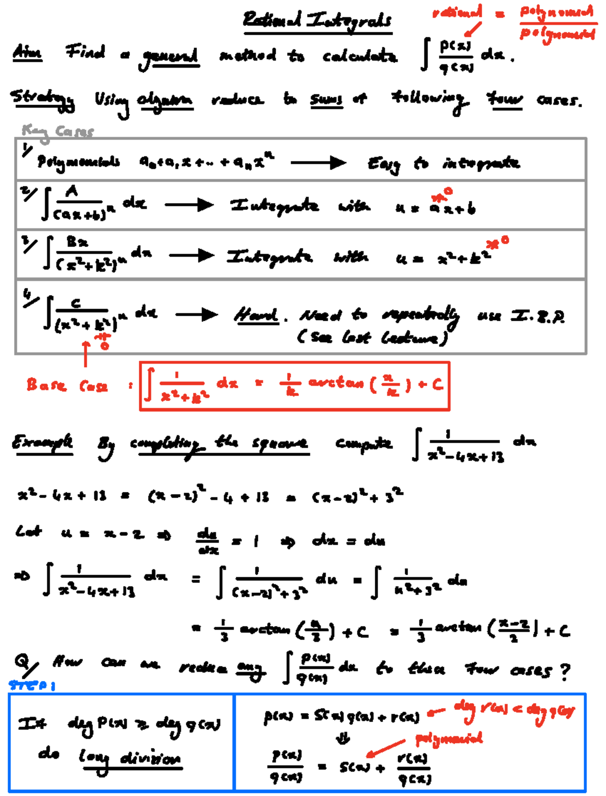 Lesson 2.Rational Integrals - Rational ####### Integrals rational ...