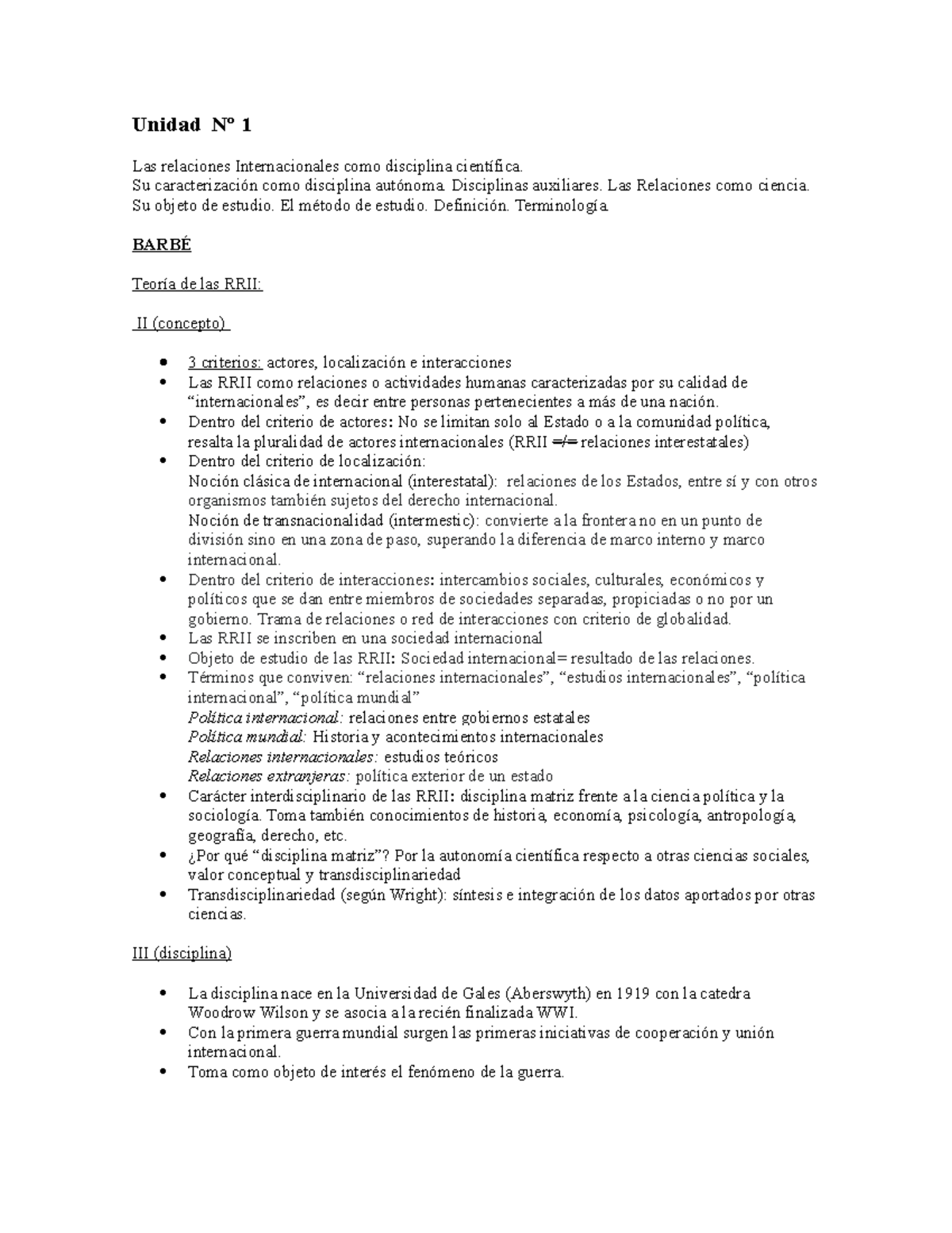 **RRII Resumen: Fundamentos y Paradigmas en Relaciones Internacionales ...