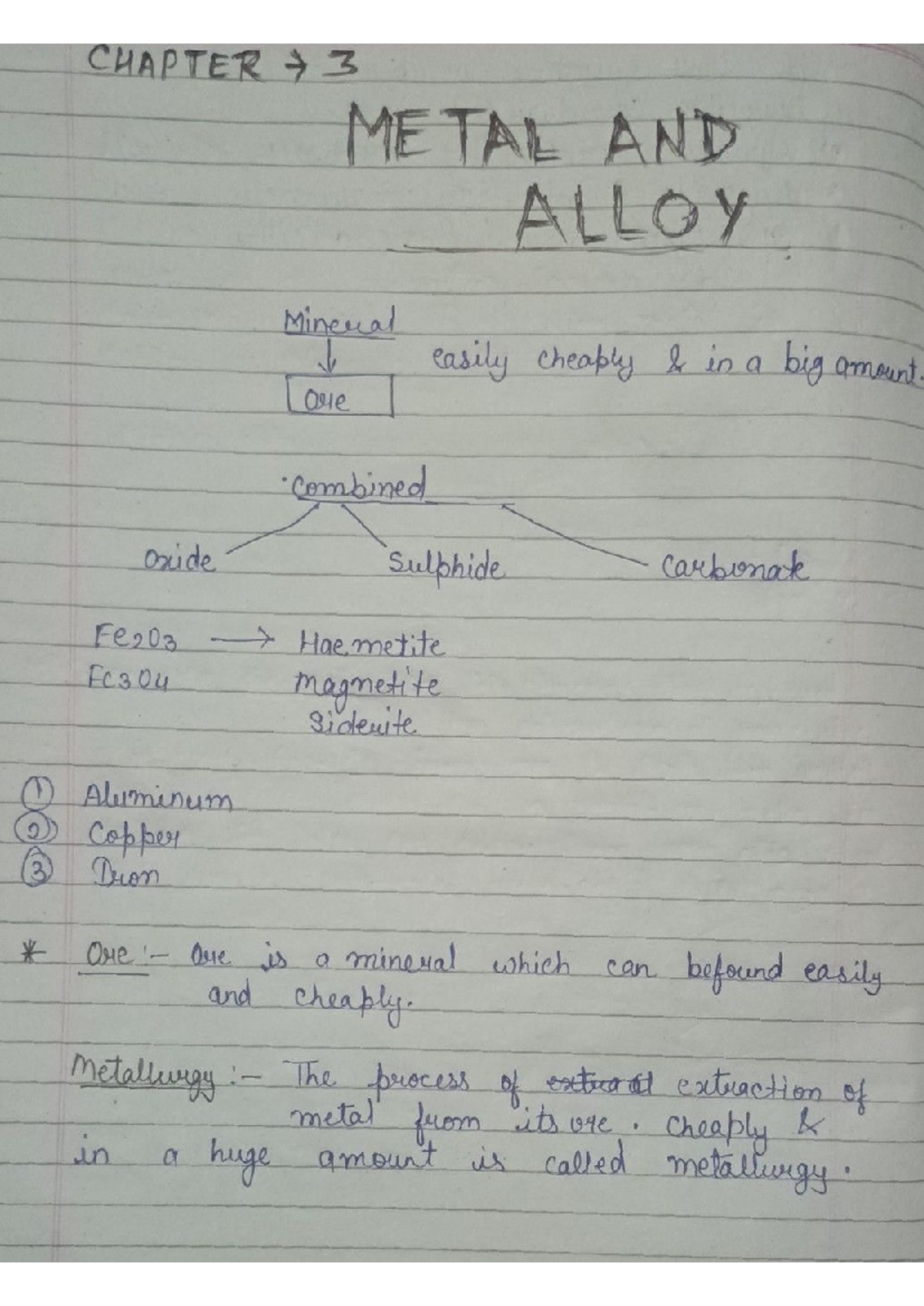 CHAPTER 3: Insights on Metal Alloys and Metallurgy Processes - Studocu