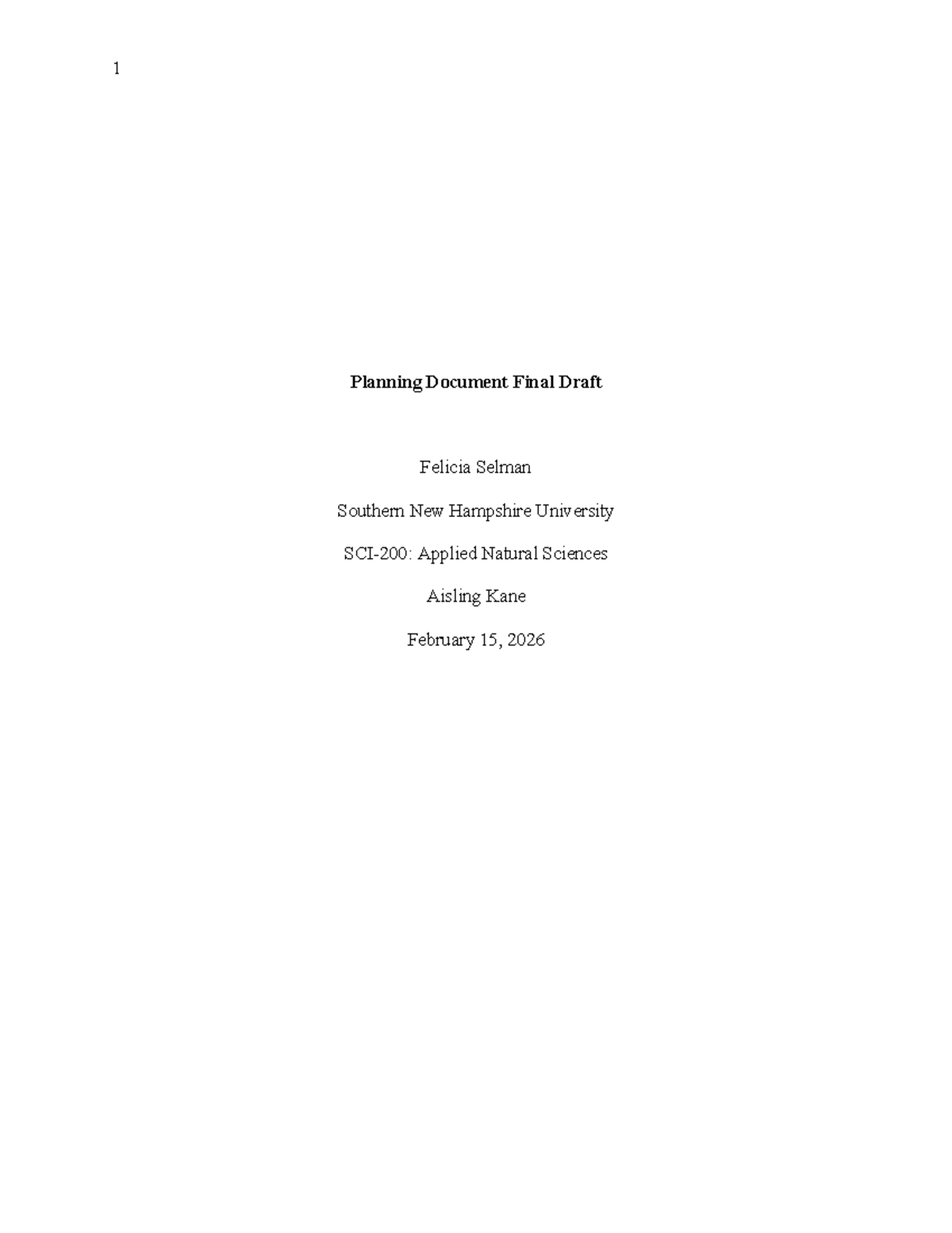 SCI 200 Module 6 Final Draft: Climate Change & Ecosystem Impact - Studocu