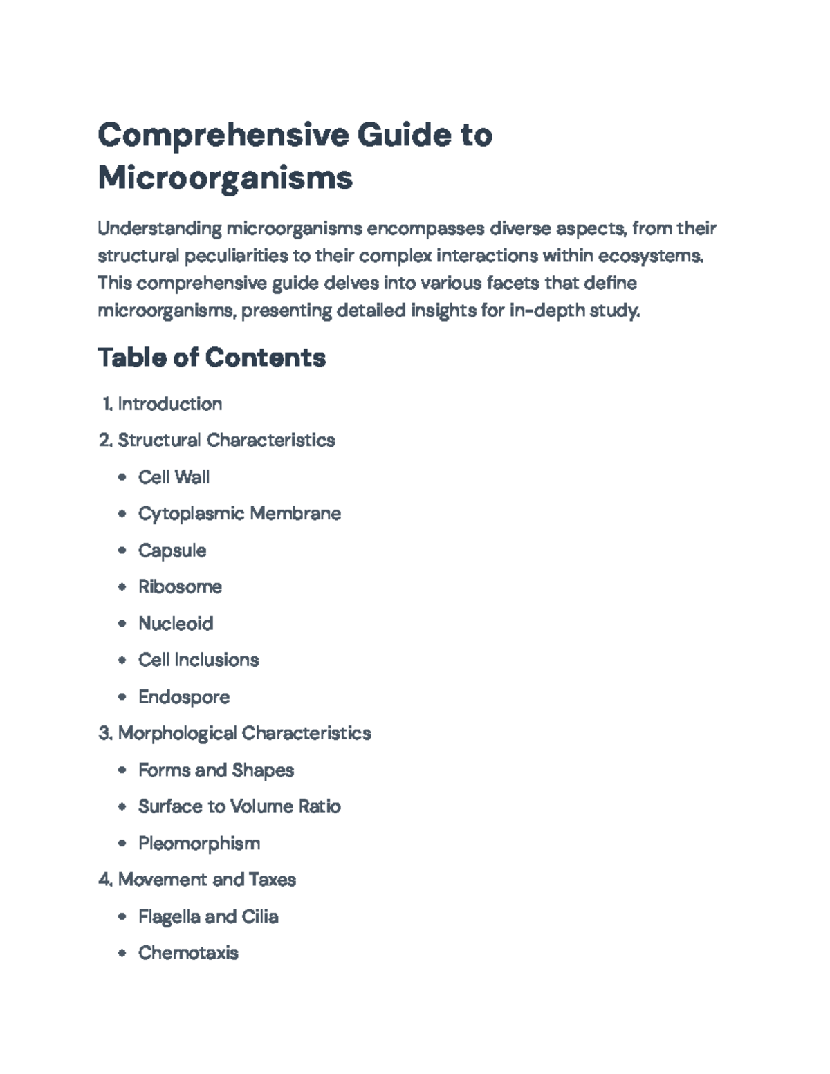 Microbiology Overview: Structure, Characteristics & Classification ...