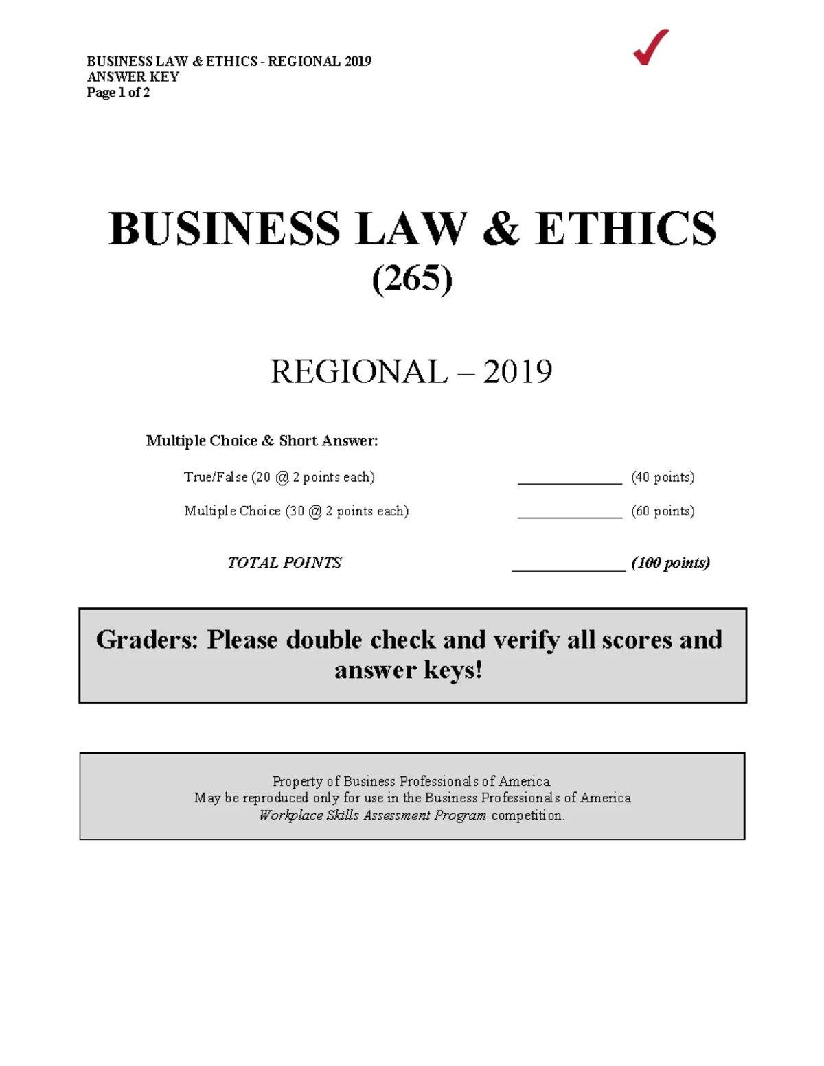 265 Business Law Ethics R 2020 - BUSINESS LAW & ETHICS - REGIONAL 2020 ...