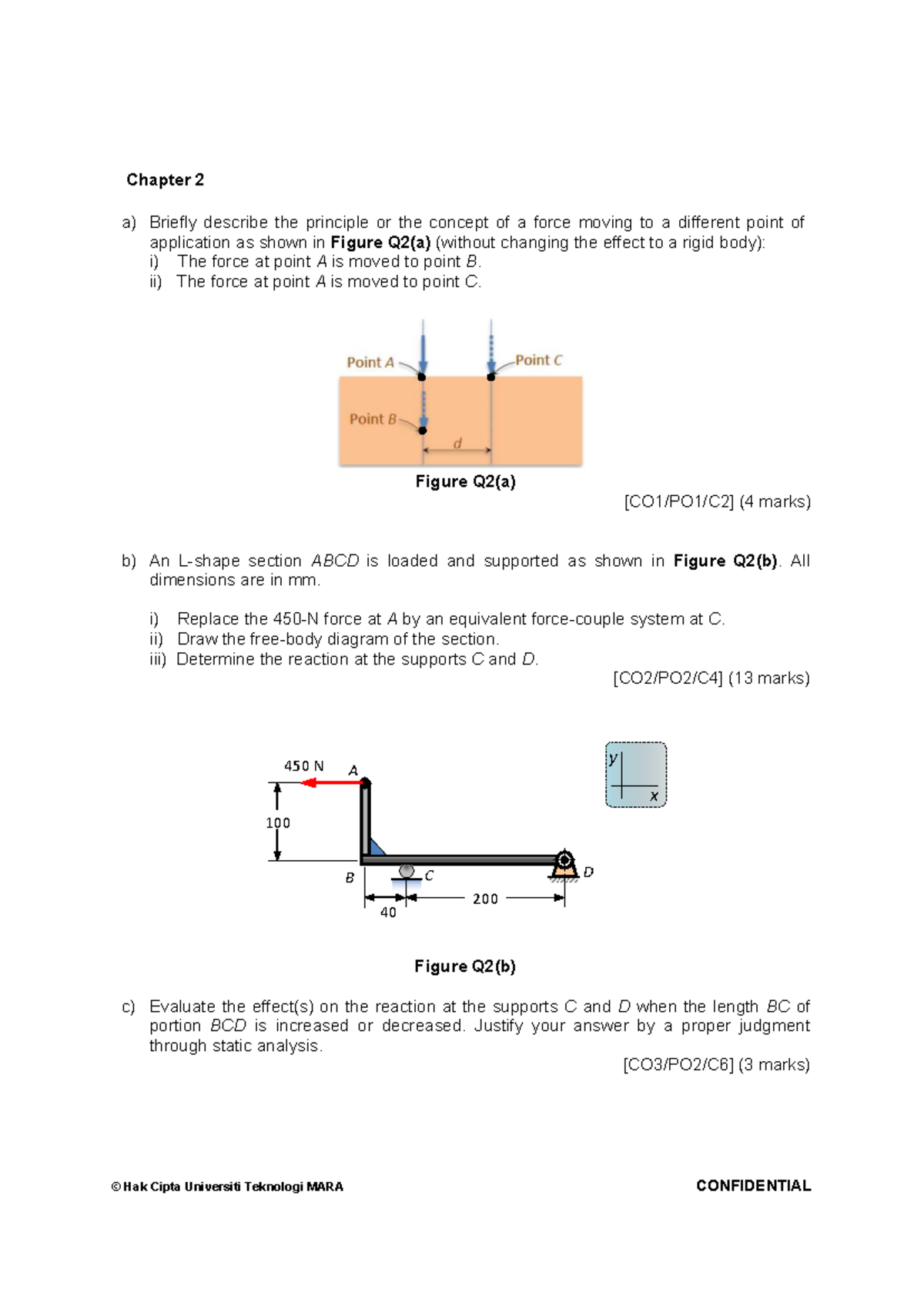 Chapter 2: Force Application Principles & Support Reactions - EMD1M6C ...