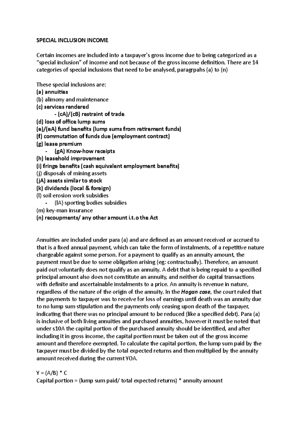 Capital Allowances Summary: Tax Value and Processing for Enterprises ...