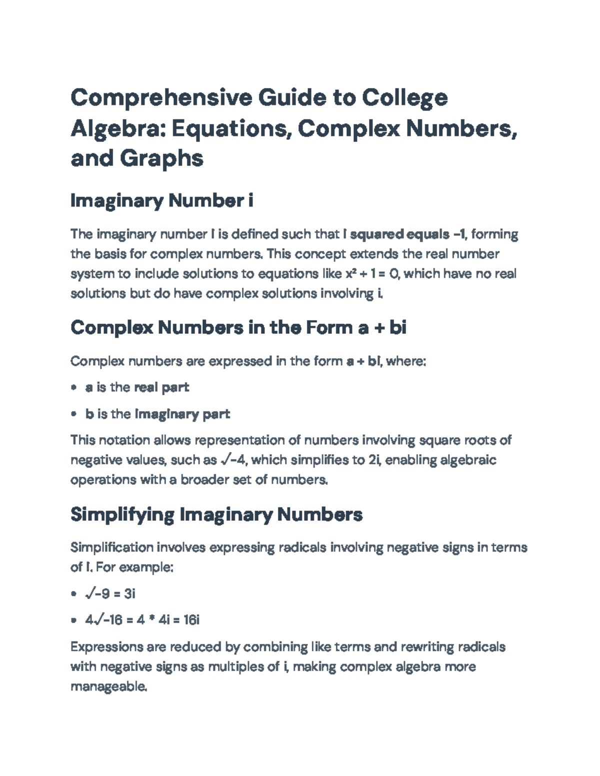 MATH101: College Algebra Notes on Symmetry and Transformations - Studocu