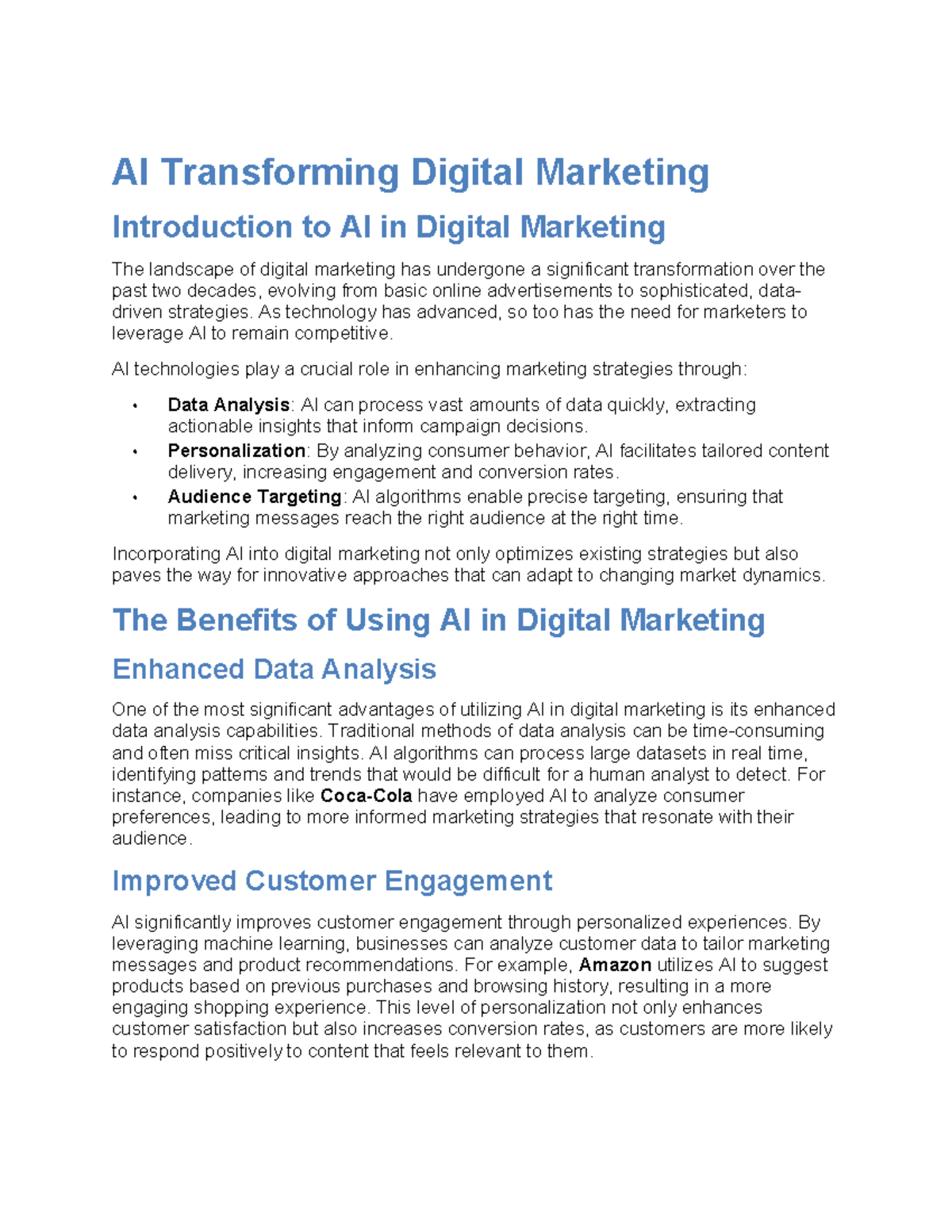 AI Transforming Digital Marketing - AI Transforming Digital Marketing ...