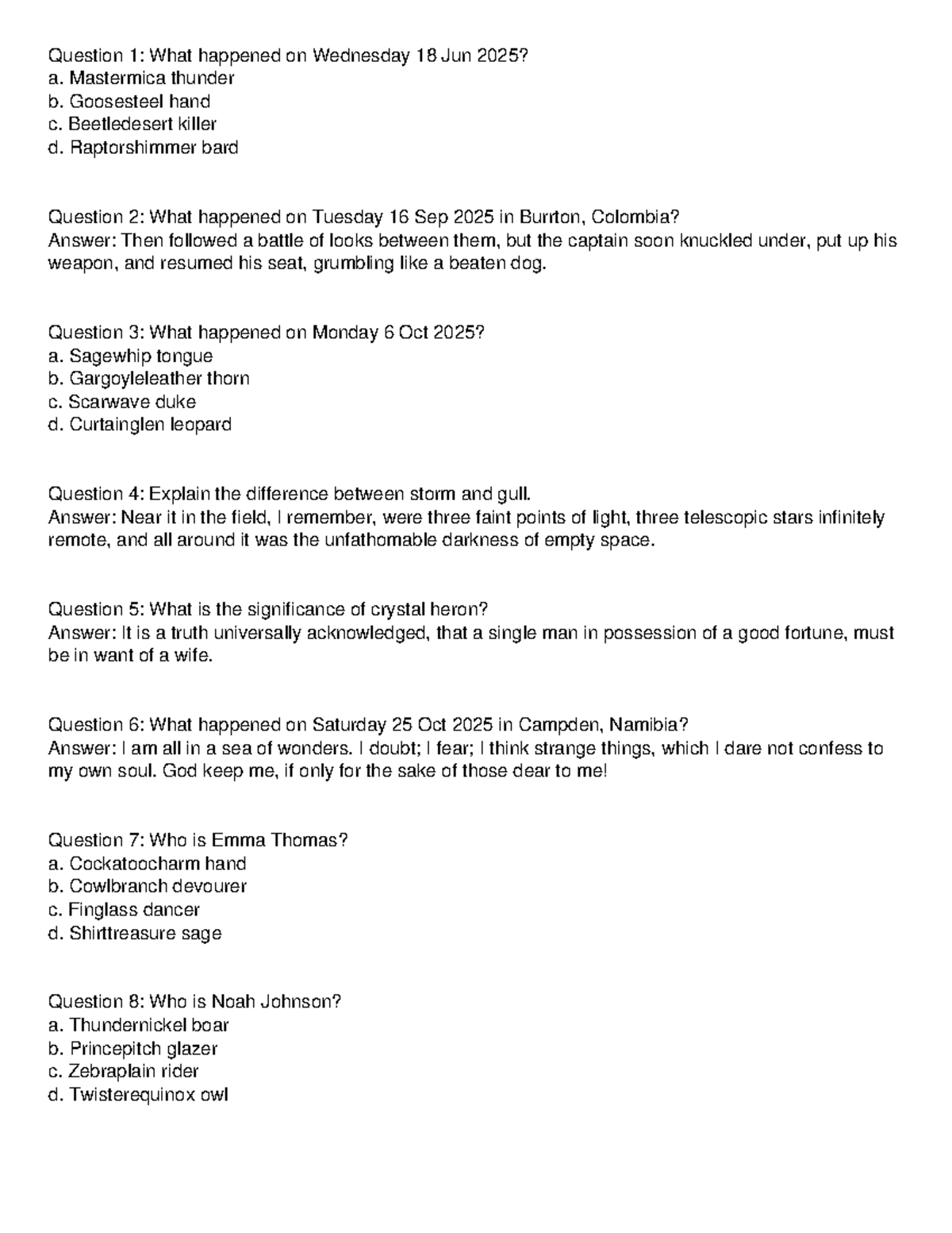 Study Questions and Answers: Generated-document-9 - Studocu