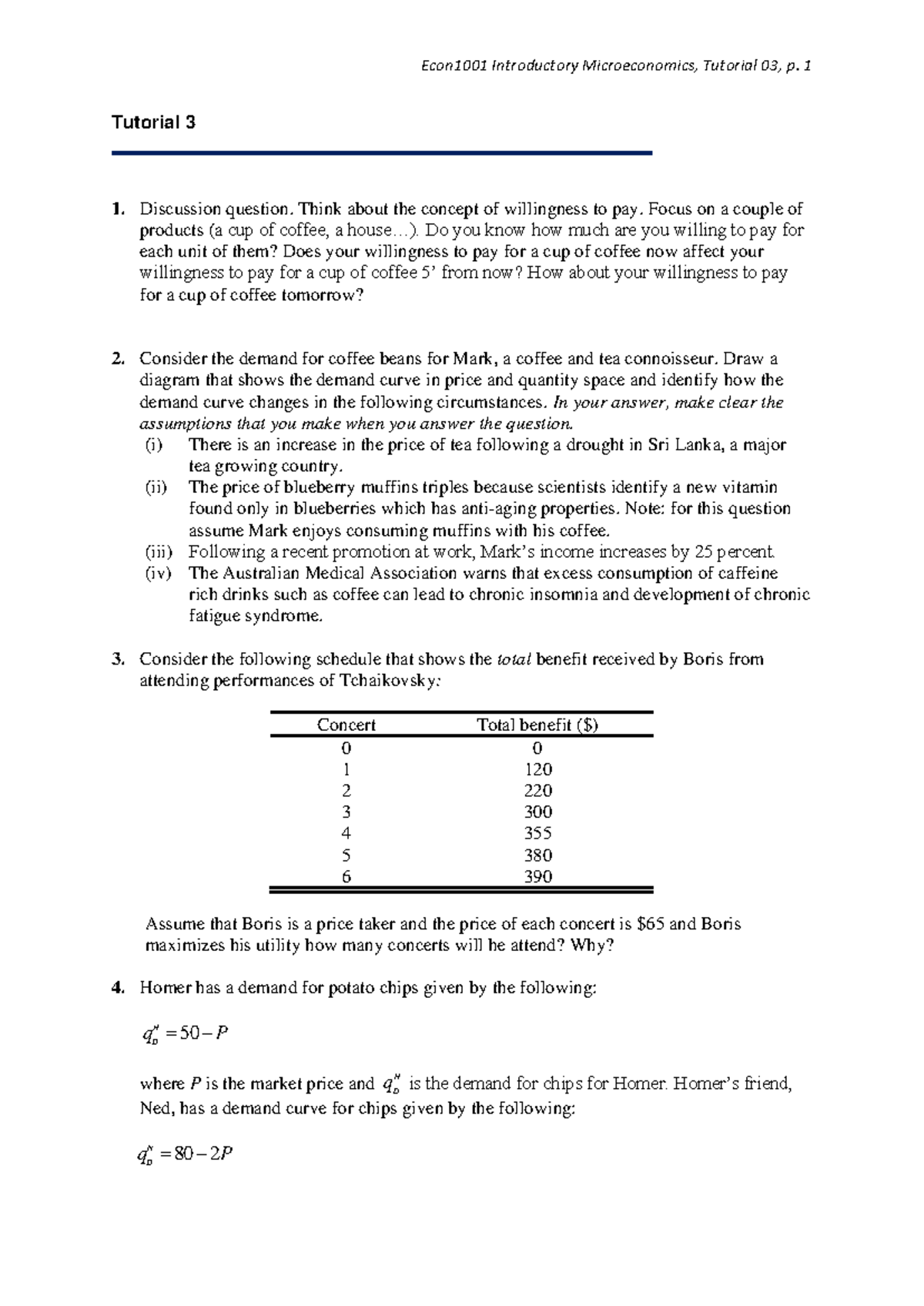 Econ1001 Tutorial 03 - jhgkfkgkhllhi - Econ1001 Introductory ...