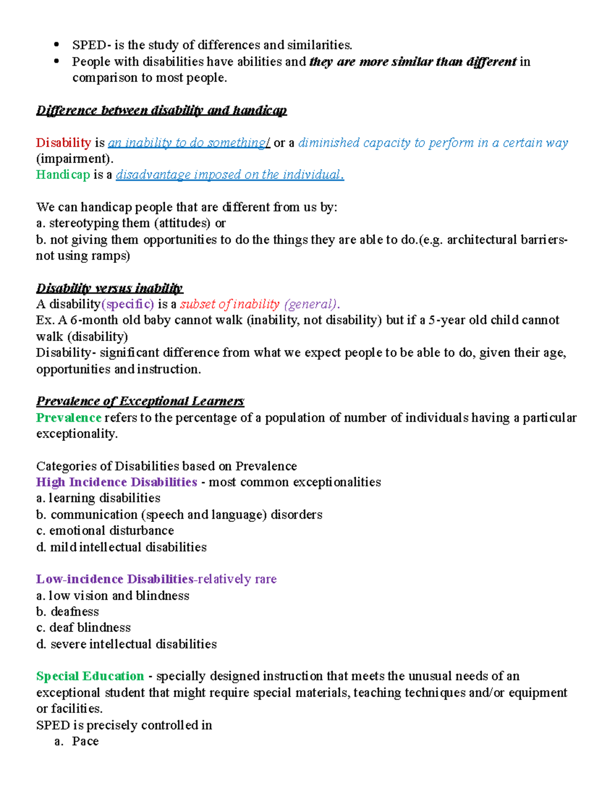 IDEA and SPED: Understanding the Individuals with Disabilities Act ...