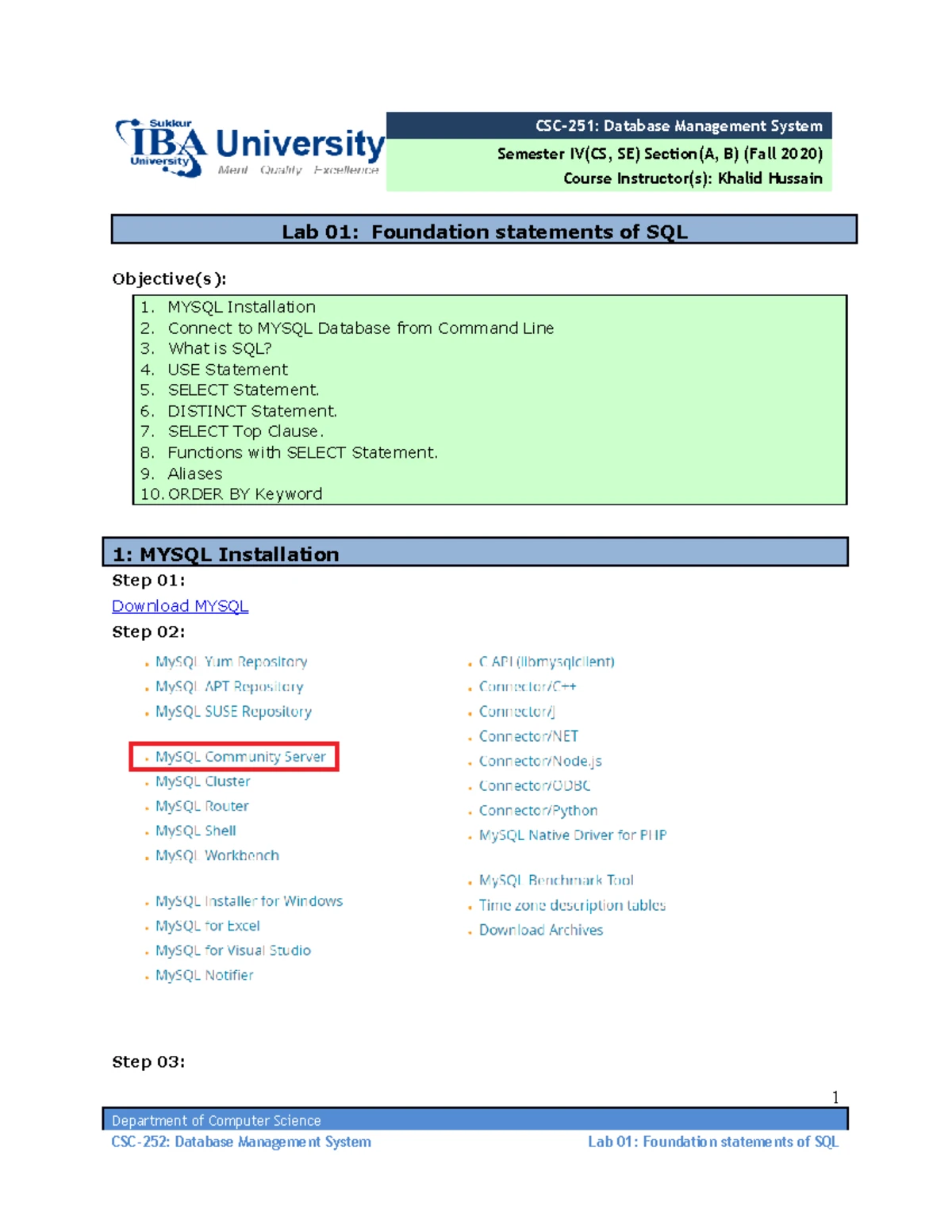 Quiz - SQL Practice Questions and Solutions - Studocu