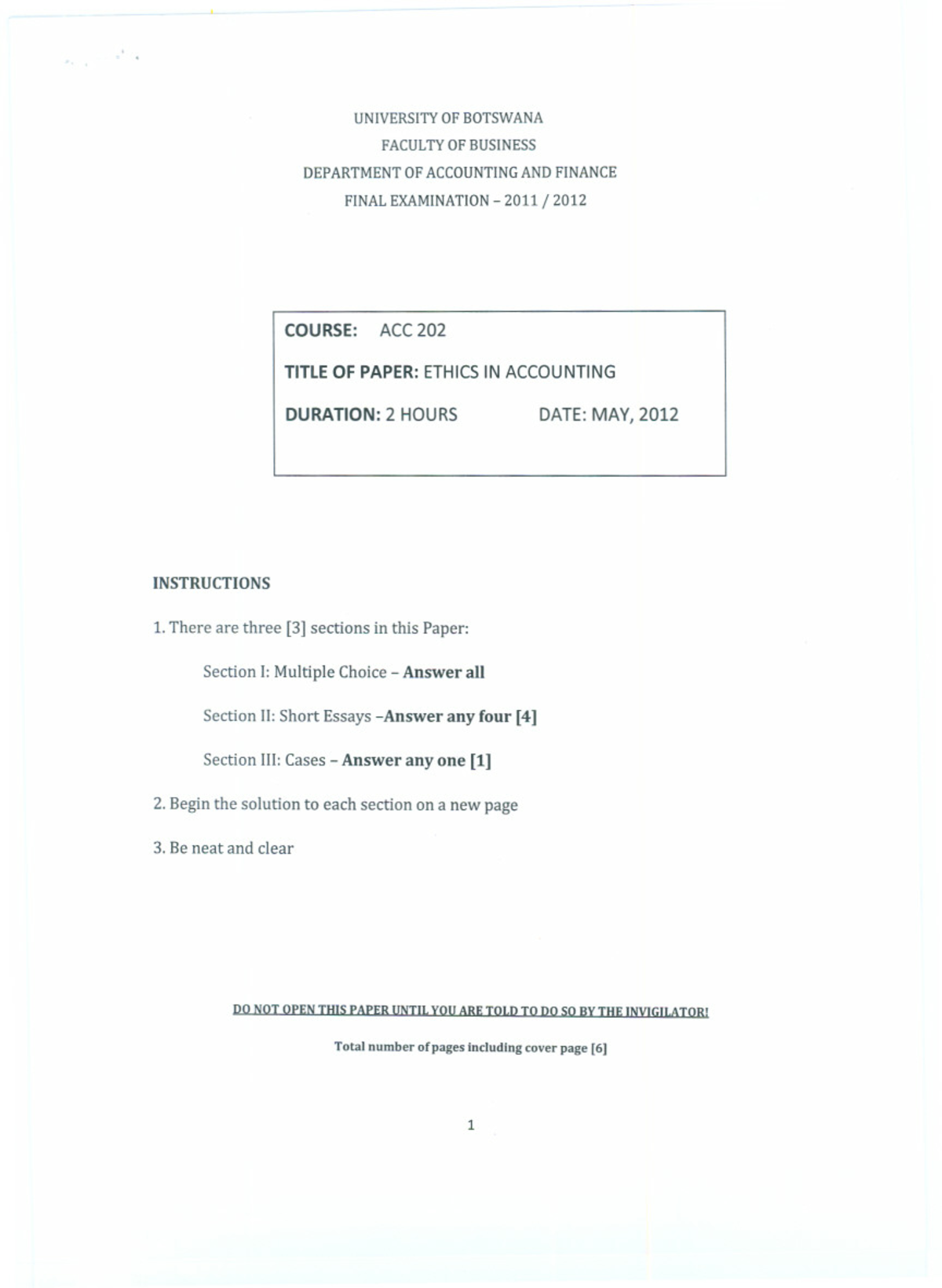 Acc 202 Final Exam Review Guide 2012 - Studocu