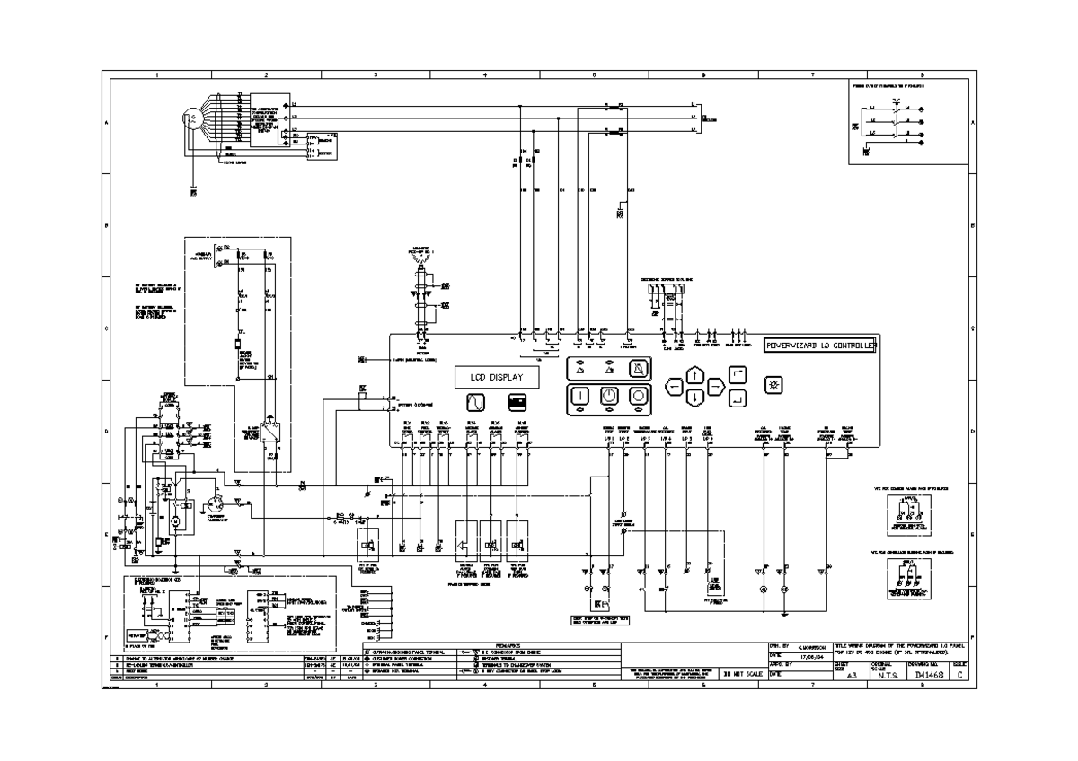 Wiring Diagram for Powerwizard 1.0 Panel - D41468 - Studocu