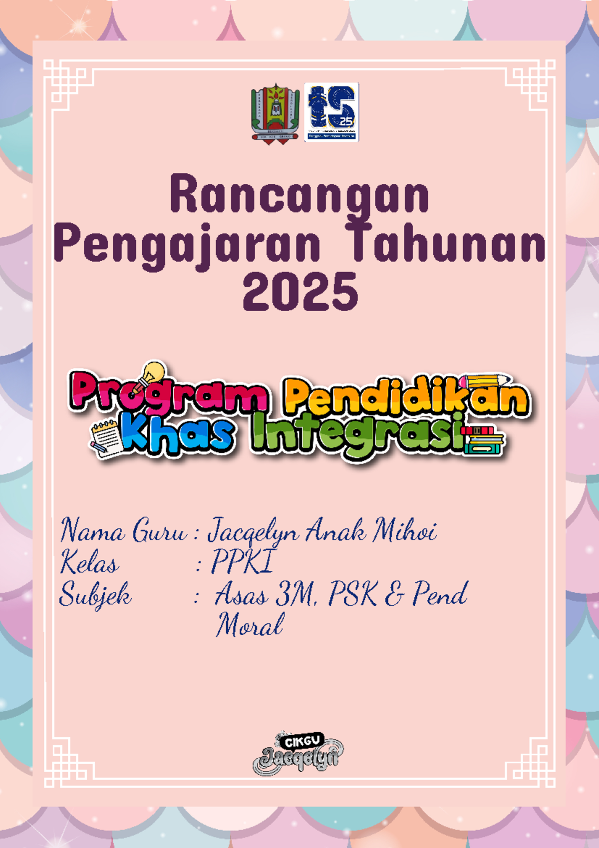 Cover RPT potrait-2 - ISMP Pendidikan Khas - Rancangan Pengajaran ...
