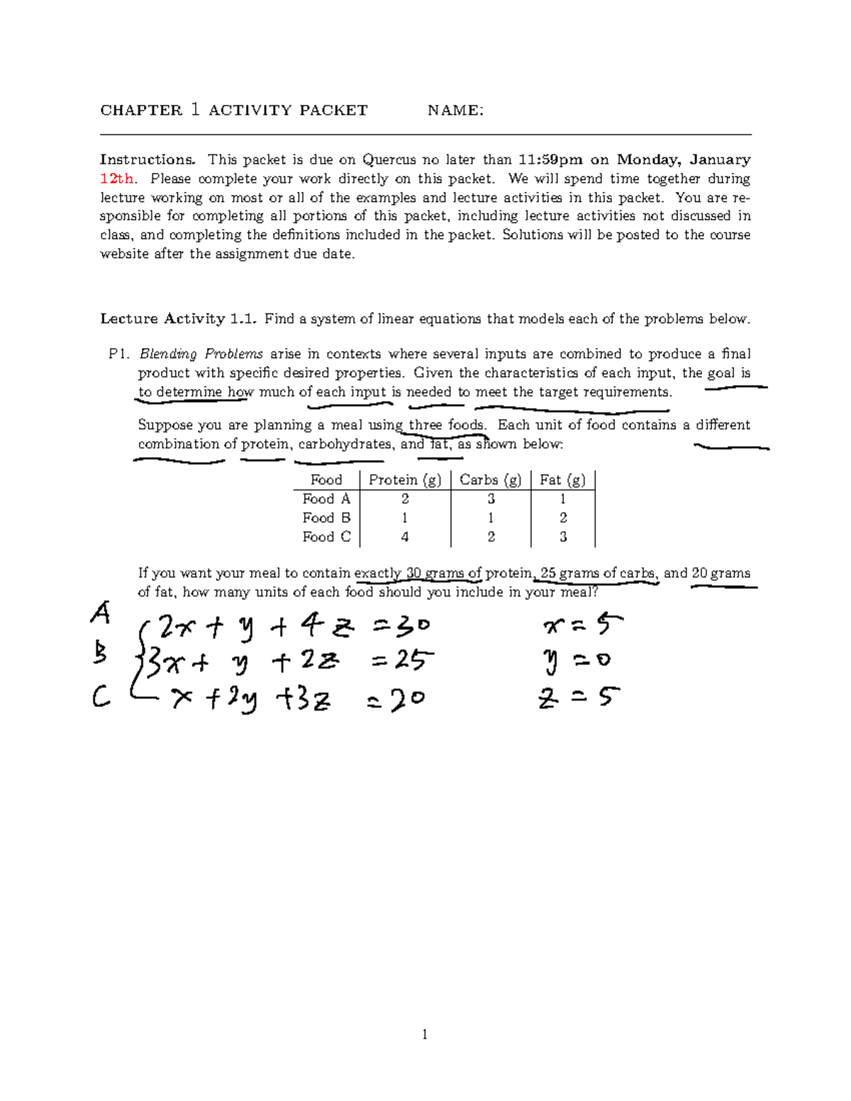 CAP1 Lecture 1 Activity Solutions and Instructions - Studocu
