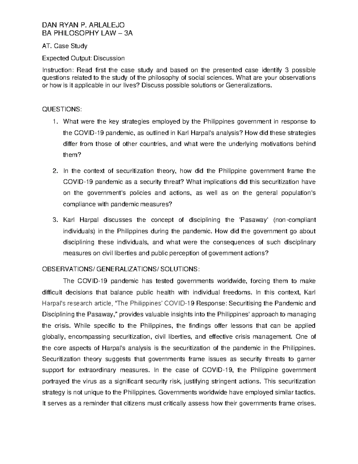 CLVED 101: Church and Mission Philosophy Lecture Notes - Studocu
