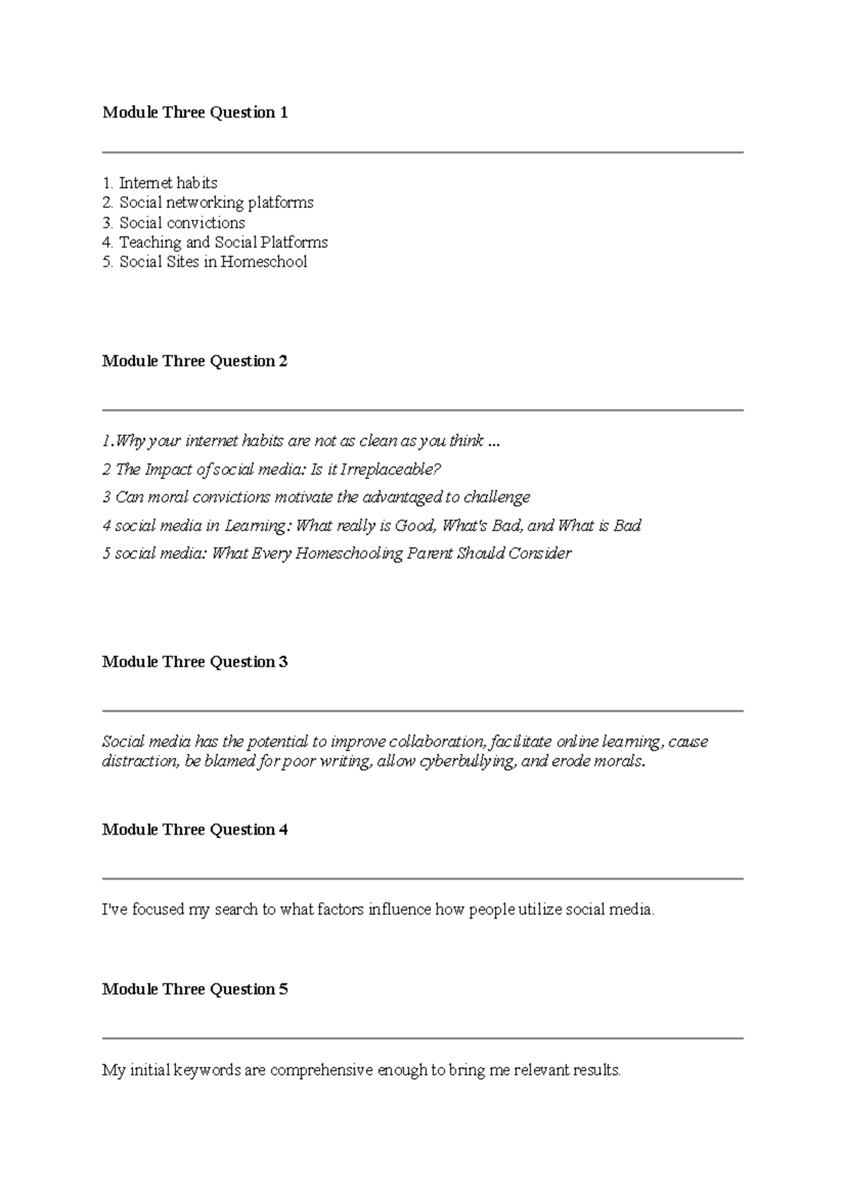 Module 3 Short Response Submission: Social Media Insights Analysis ...