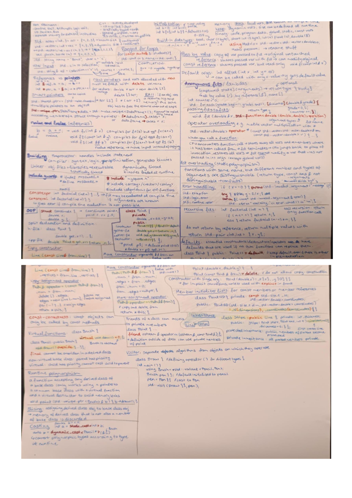 COMP 301 Advanced Programming Final Exam Cheatsheet - Studocu