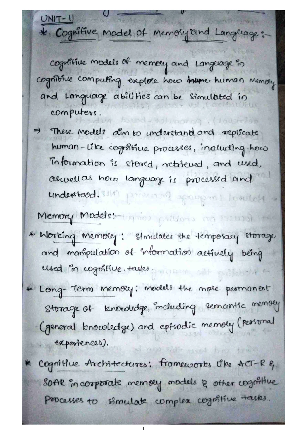 Unit 5 CC - Deep Learning Architecture for Cognitive Systems and NLP ...