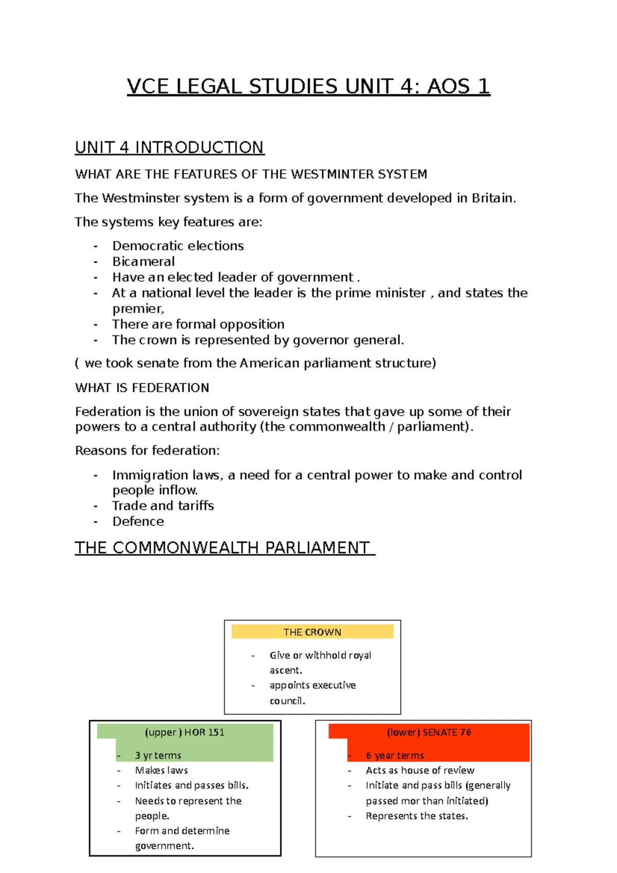 CAV & VCAT Overview Worksheet - VCE Legal Studies Unit 3 AOS2 - Studocu