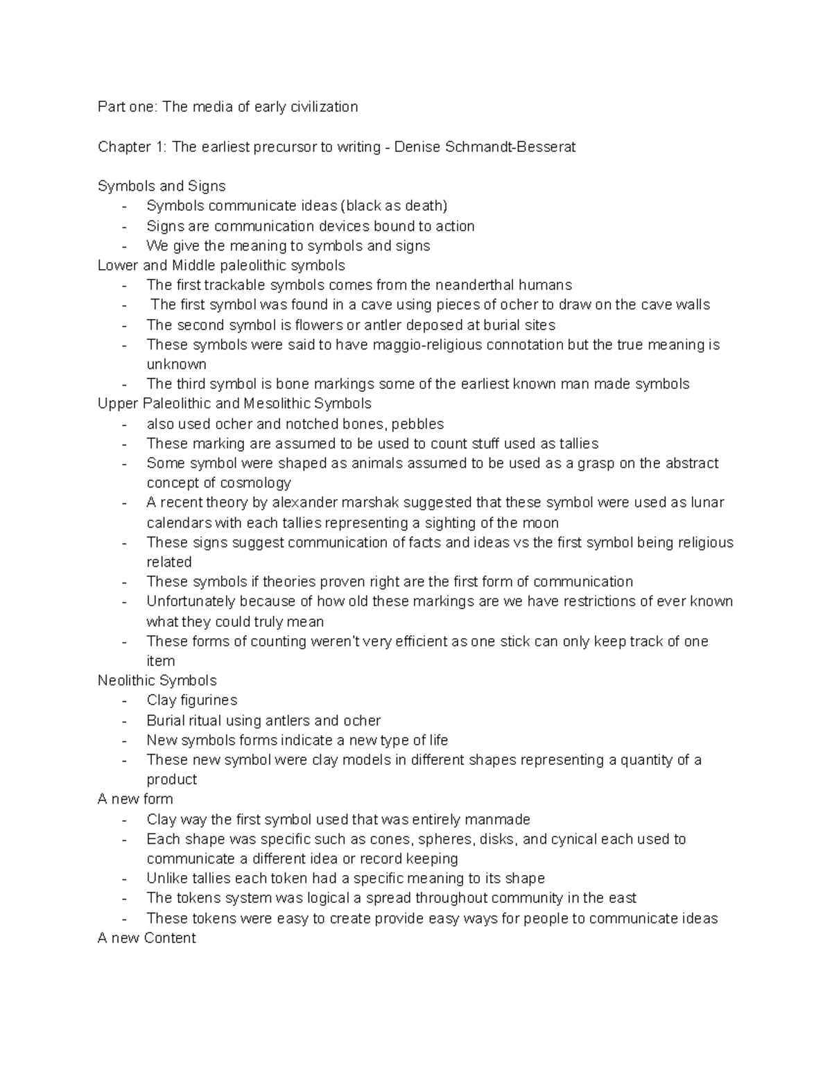 CS100 Final Exam Notes: The Evolution of Communication Media - Studocu