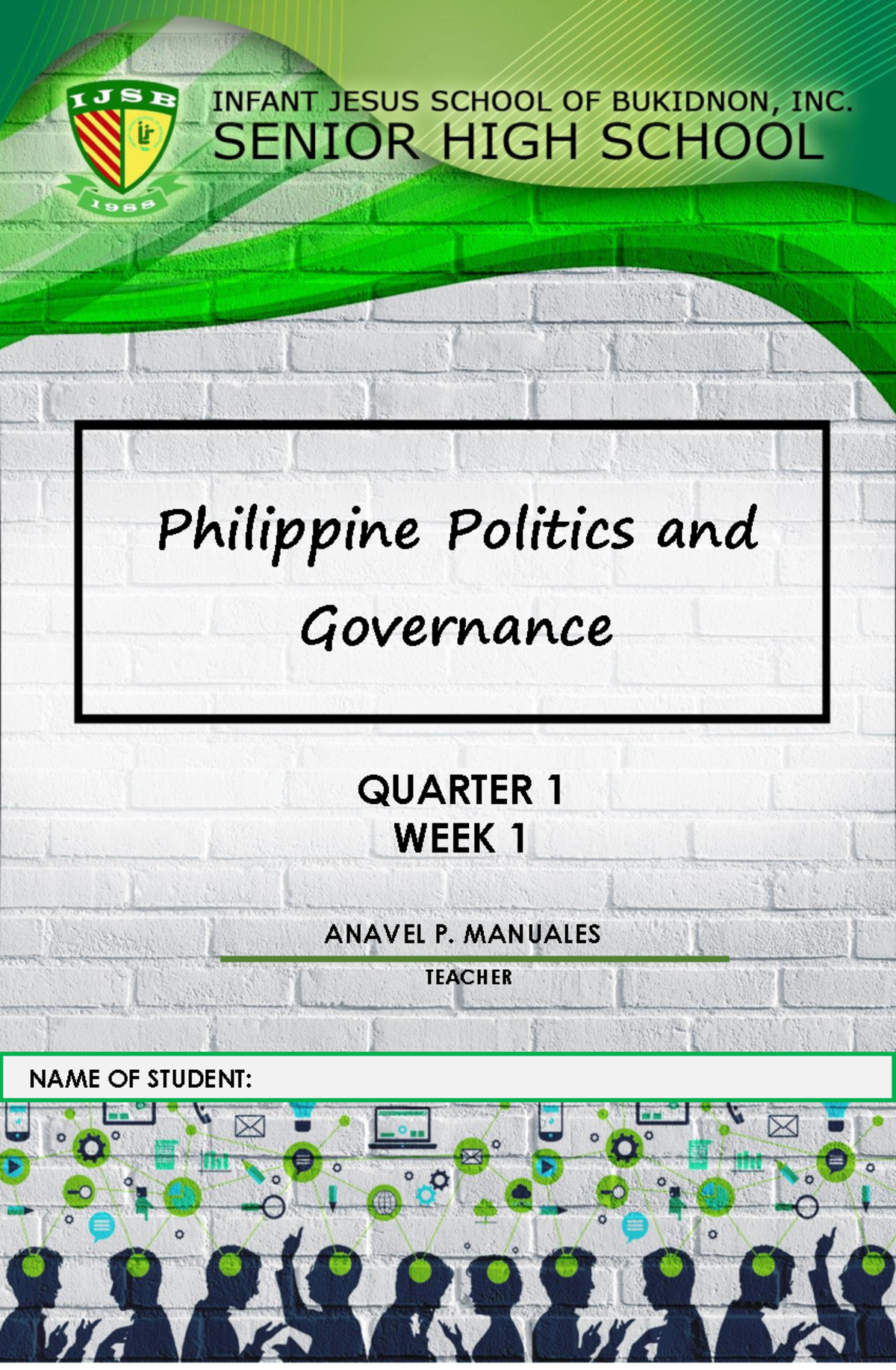 Soc Sci 1 Q1 W1 - Politics and Governance with Philippine Constitution ...
