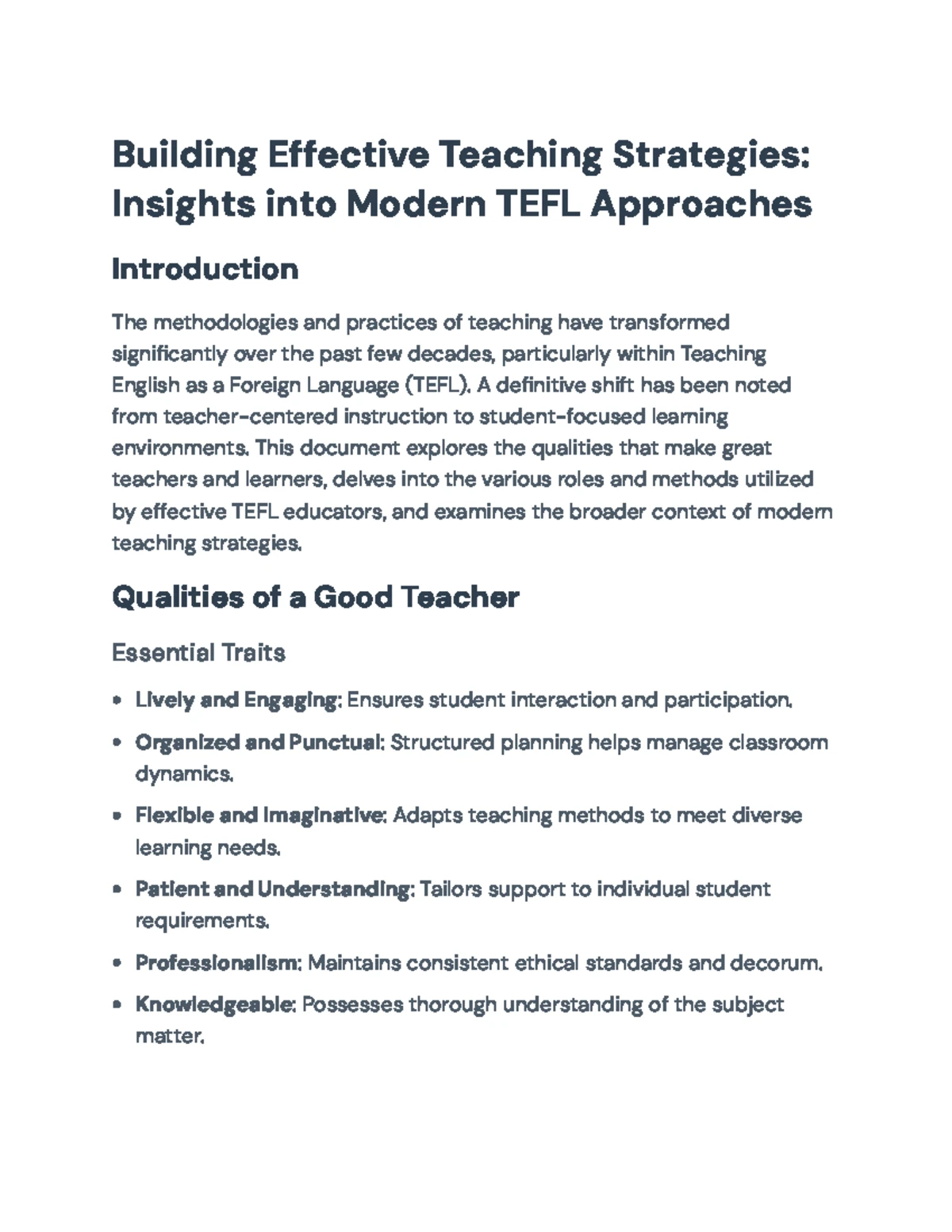 TOTB 140 HOUR COURSE: Lesson 2 - Classroom Management Insights - Studocu