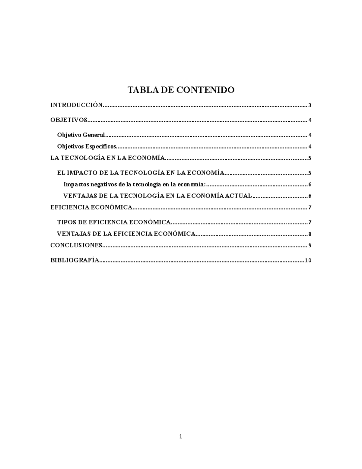 Impacto de la Tecnología en la Eficiencia Económica (Microeconomía) - Document Preview