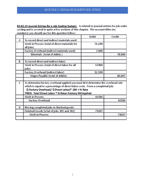 Chapter 8 notes - Managerial accounting chapter 8 notes Budgets an ...