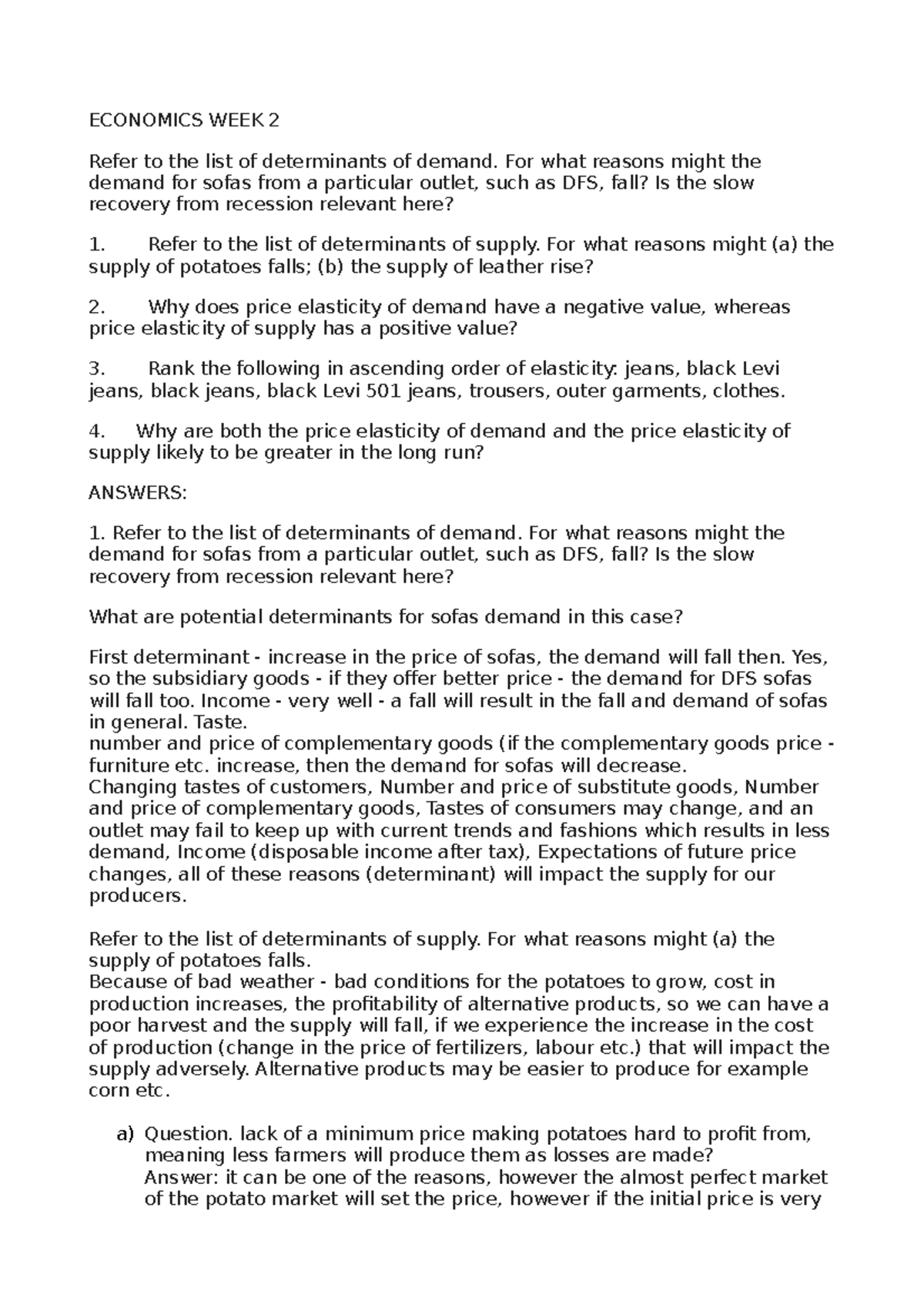 economics - week 3 - SOE07103 - Napier - Studocu