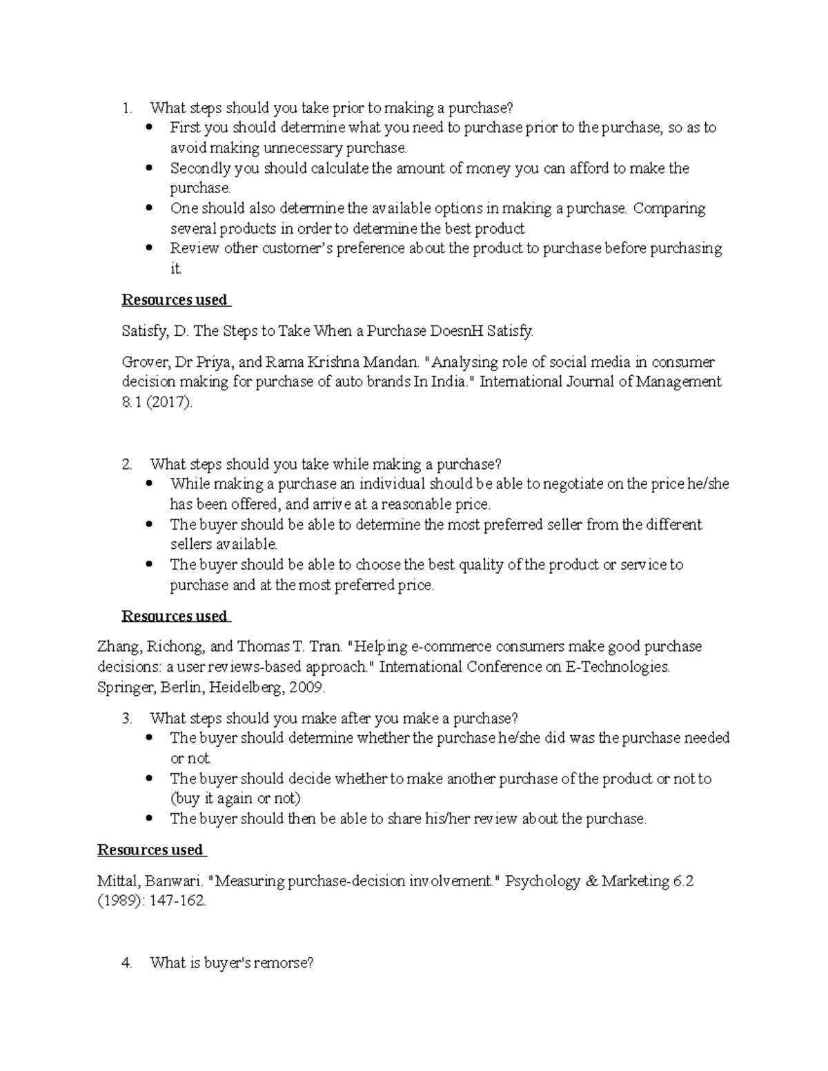 Steps to Take Before, During & After a Purchase: Key Considerations ...