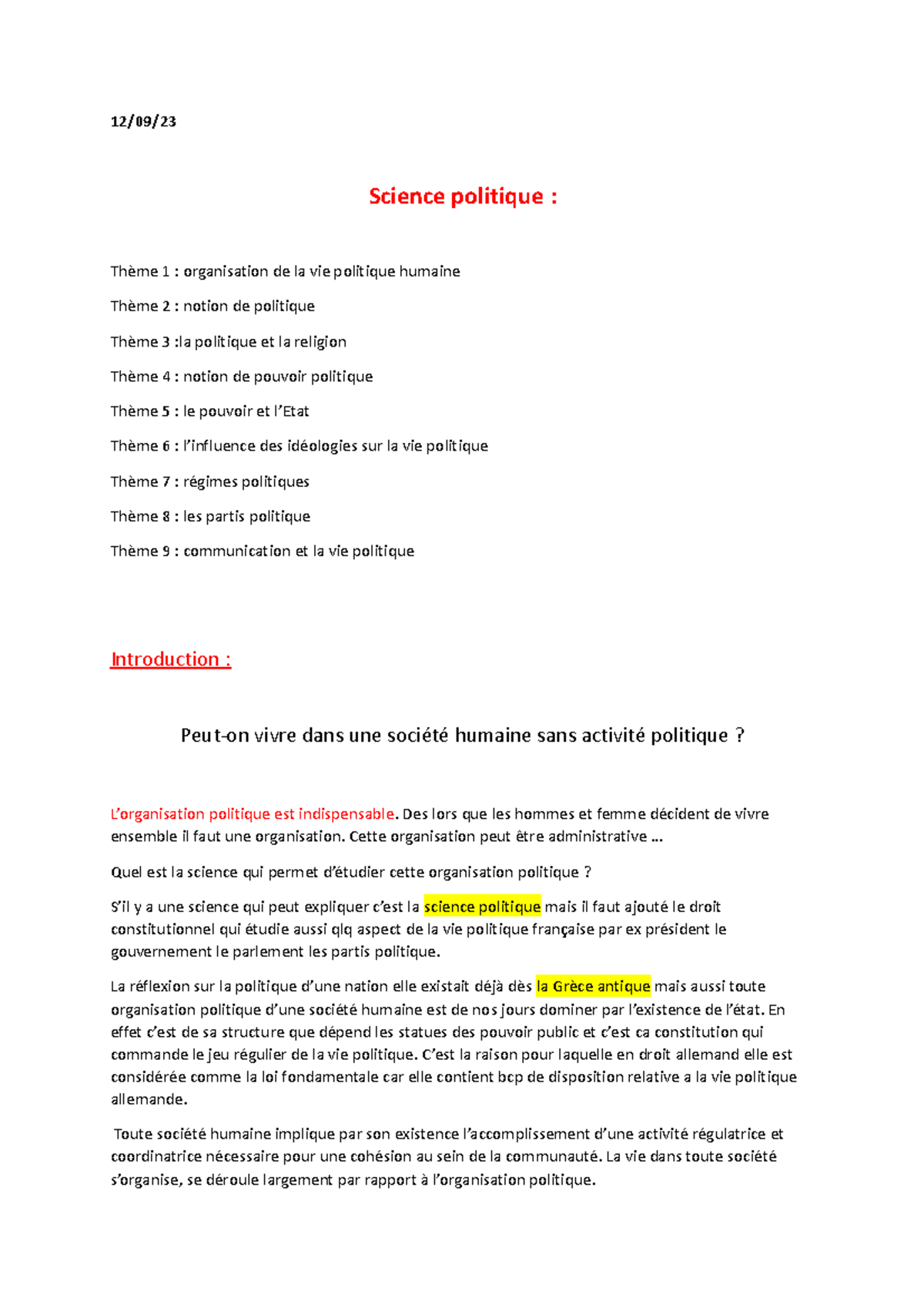 Science Politique : Concepts Fondamentaux et Dimensions Essentielles ...
