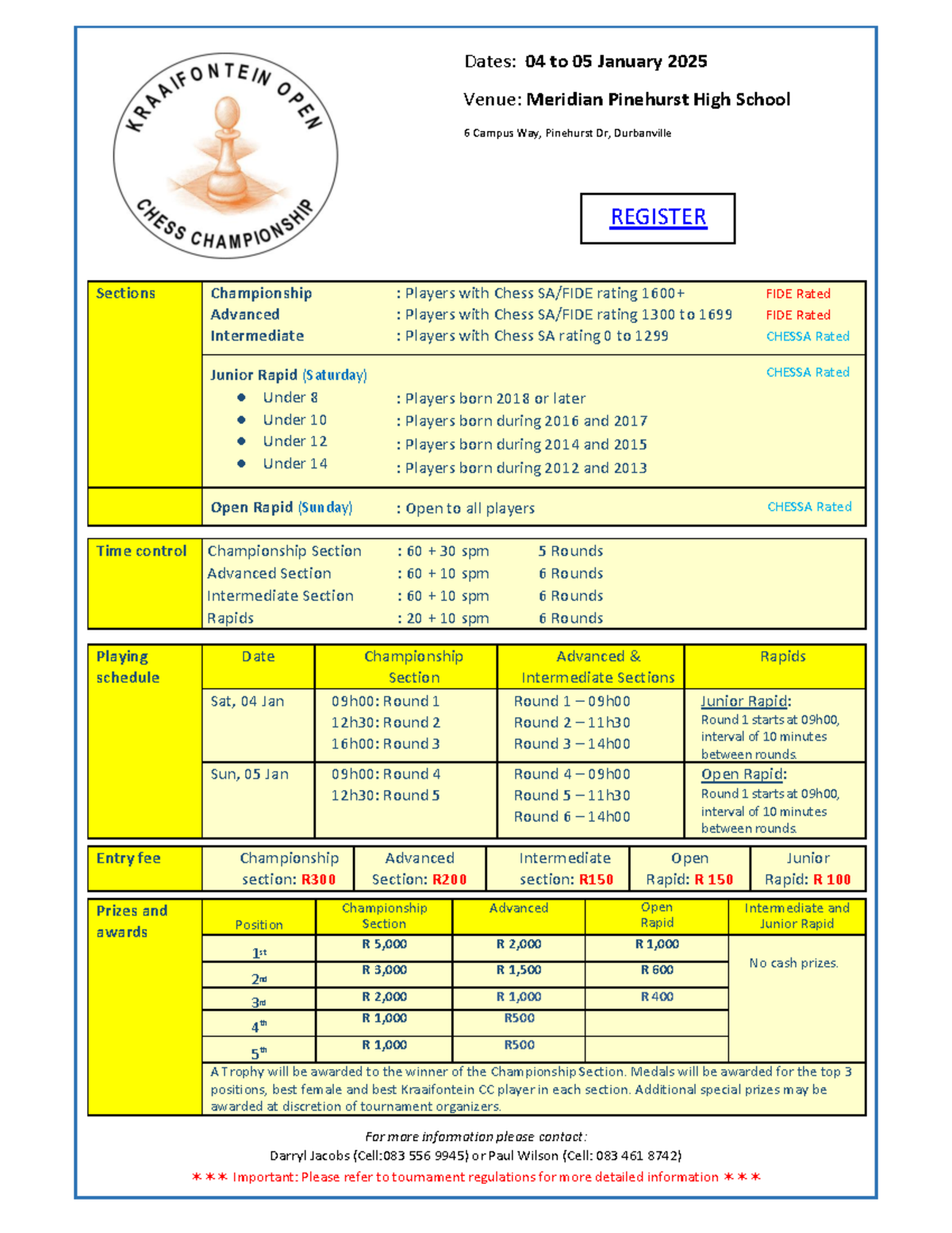 Kfncc-Open-2024-Tournament-Brochure Final - Dates: 04 to 05 January ...
