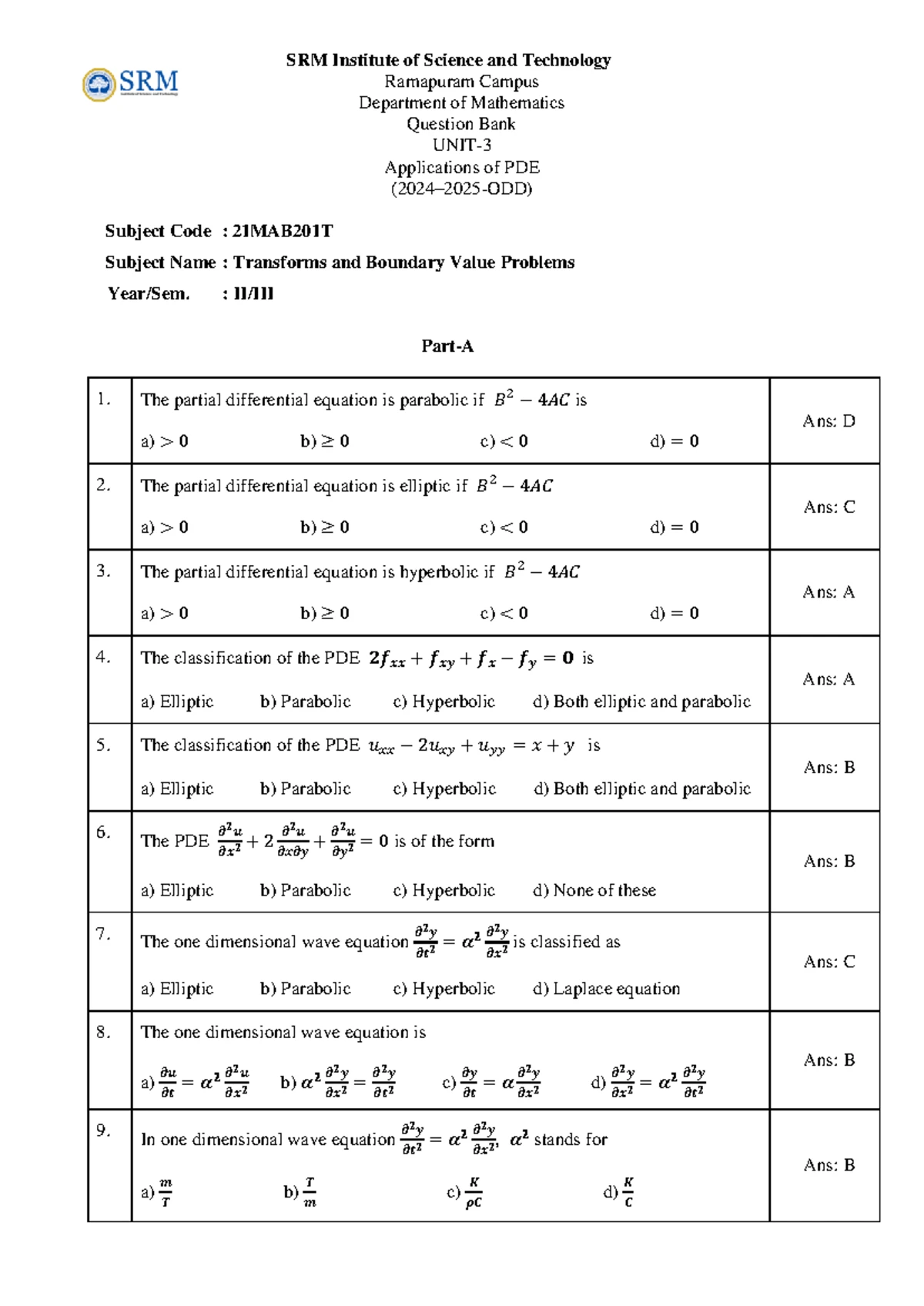 VIVA Questions for Data Analysis Lab (MBA) AY 2023-2024 - Studocu