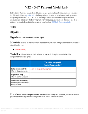 Chem142 Stoic Report Gradescope 040823 - LAB PARTNER: STUDENT ID ...