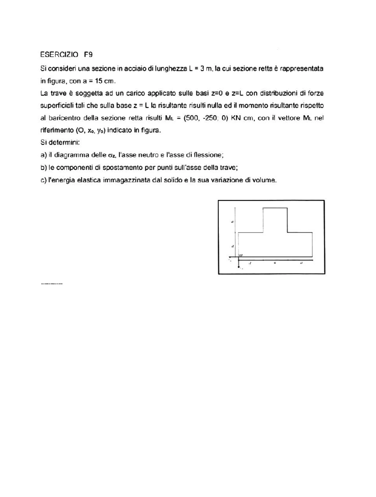esercitazioni di scienza delle costruzioni