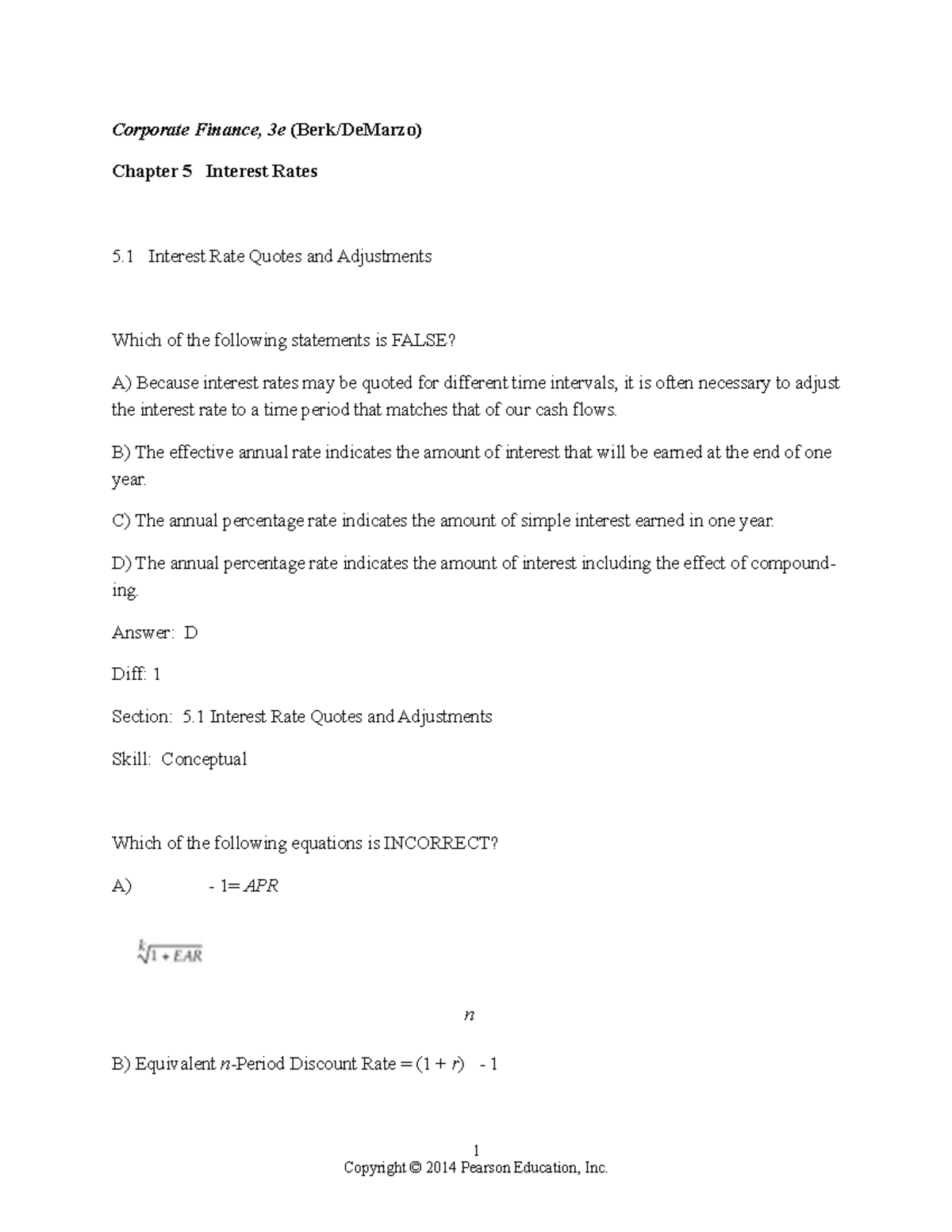 Corporate Finance Chapter 5: Understanding Interest Rates - Studocu