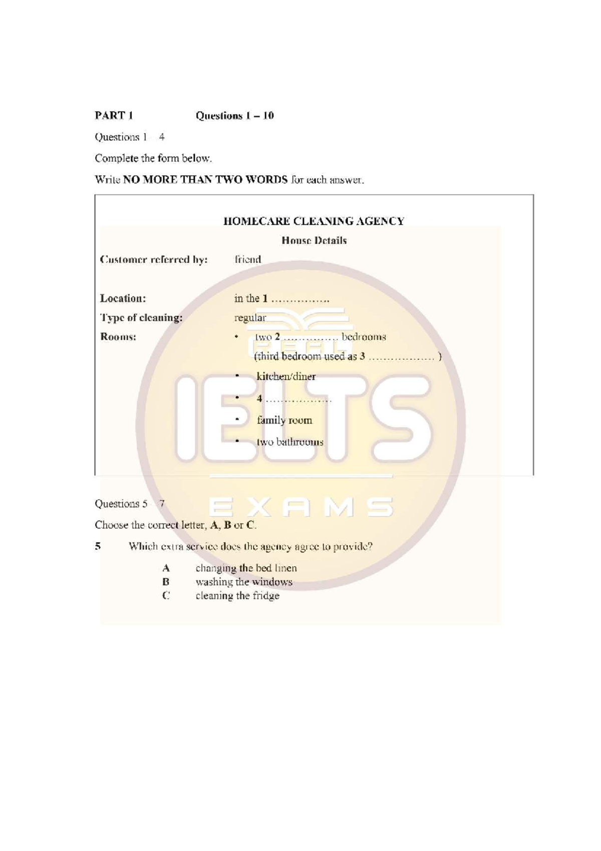 Test 3 - Homecare Cleaning Agency Questions and Answers - Studocu