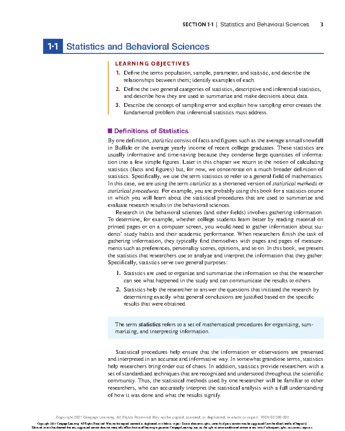 Introduction to Statistics in Behavioral Sciences: Concepts & Methods ...
