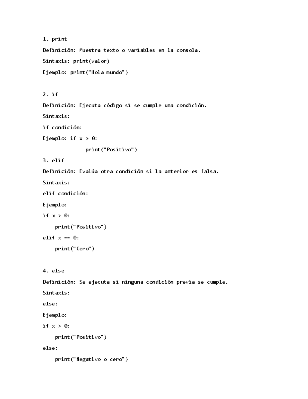 Diccionario de Términos de Programación - Resumen - Studocu