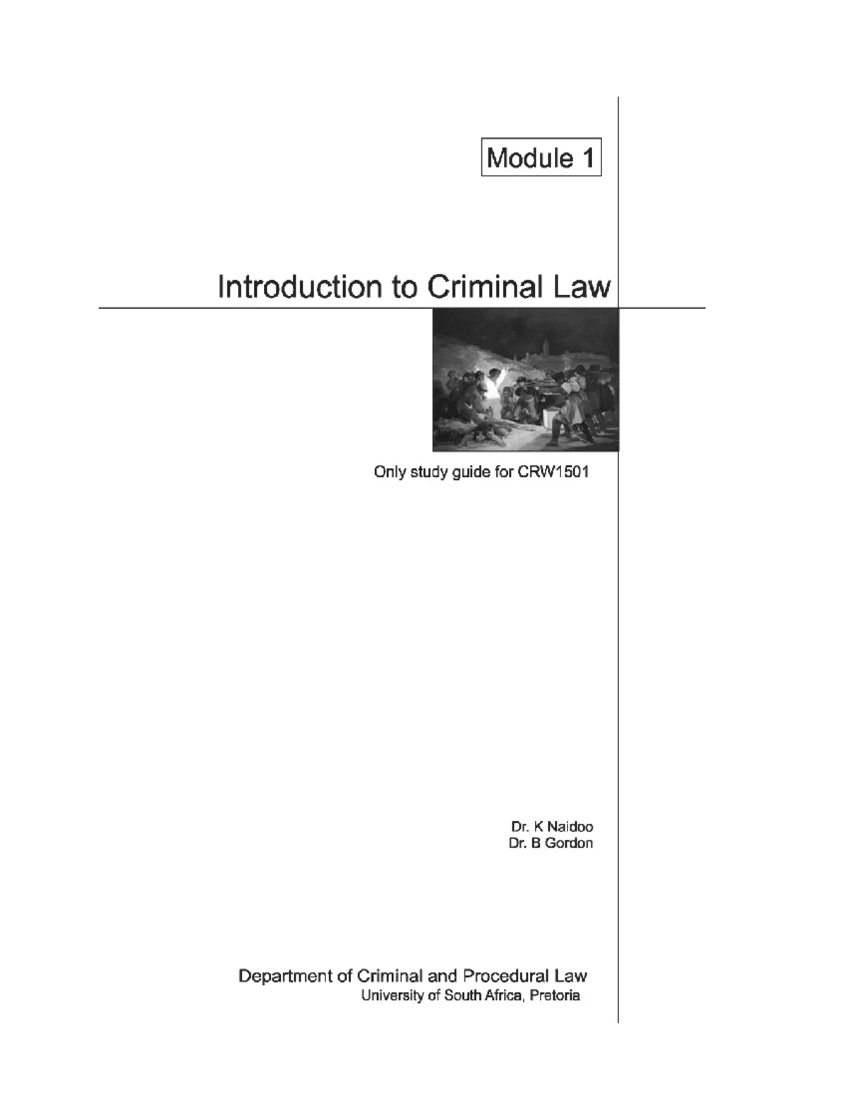 Criminal Law Intro 2020: Foundations & Principles of Criminal Liability ...