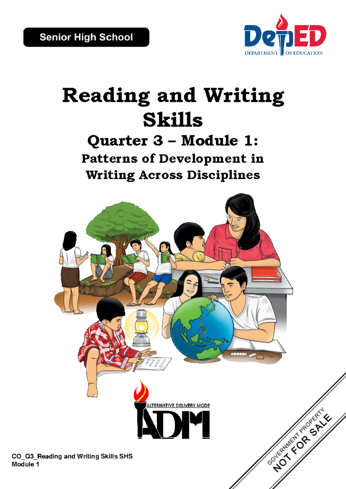 Quarter 3 Module 1: Patterns of Development in Writing Skills - Grade ...