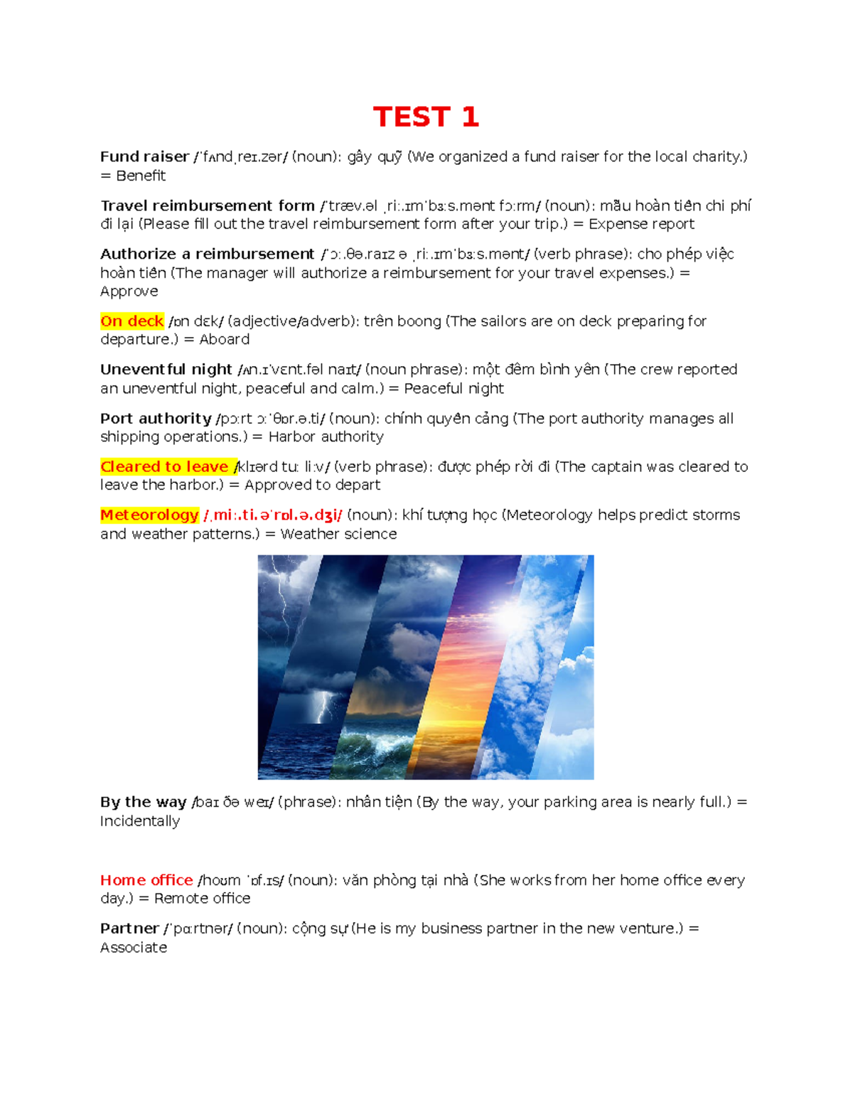 Part 3 ETS 2024 - TOEIC Listening Comprehension Notes - Studocu